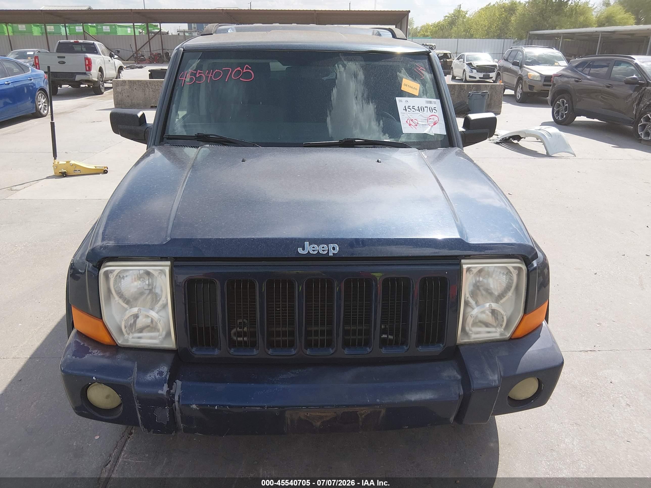 2006 Jeep Commander   Blue vin: 1J8HH48N36C215553