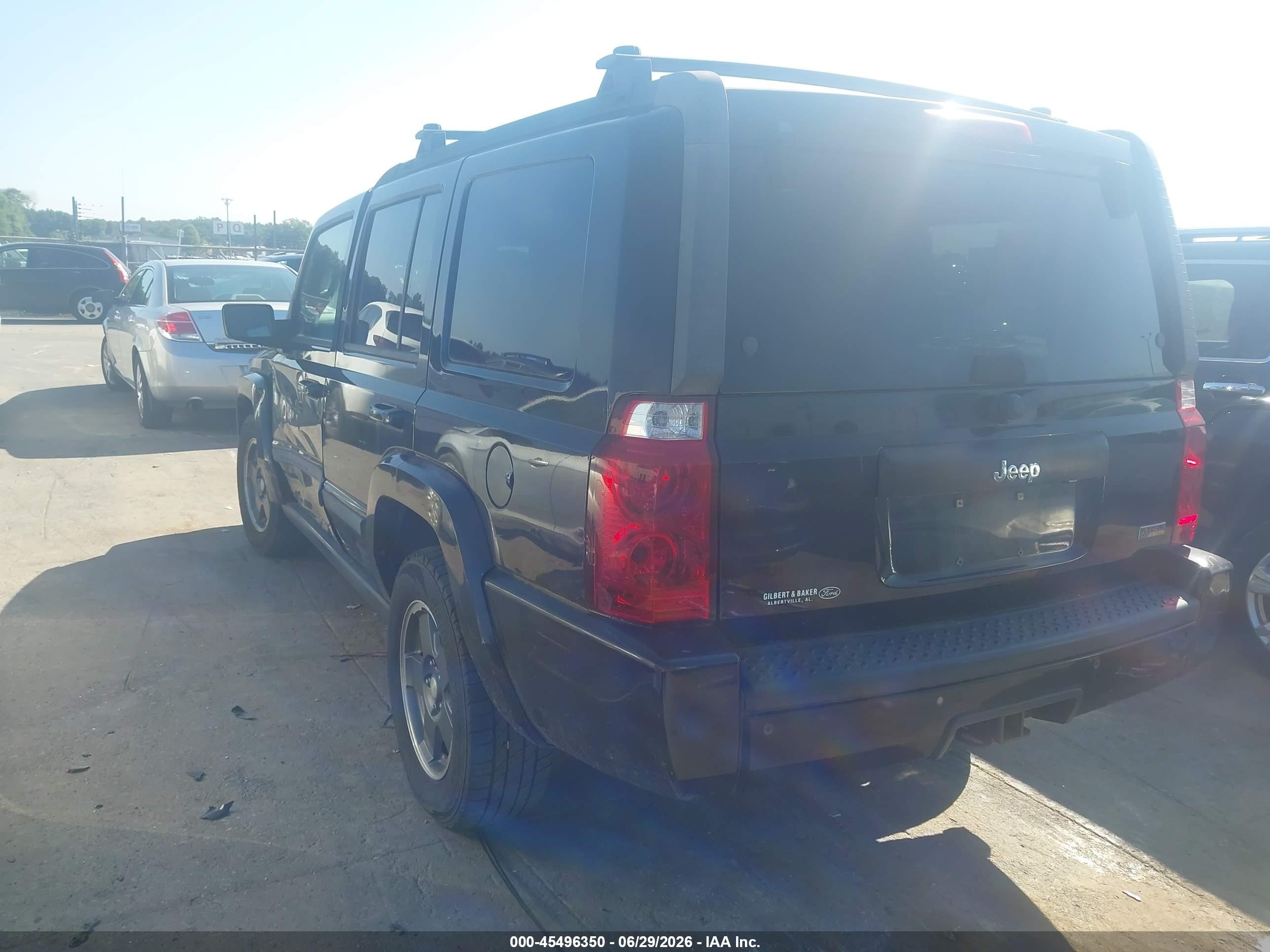 2008 Jeep Commander Sport Black vin: 1J8HH48N38C223753
