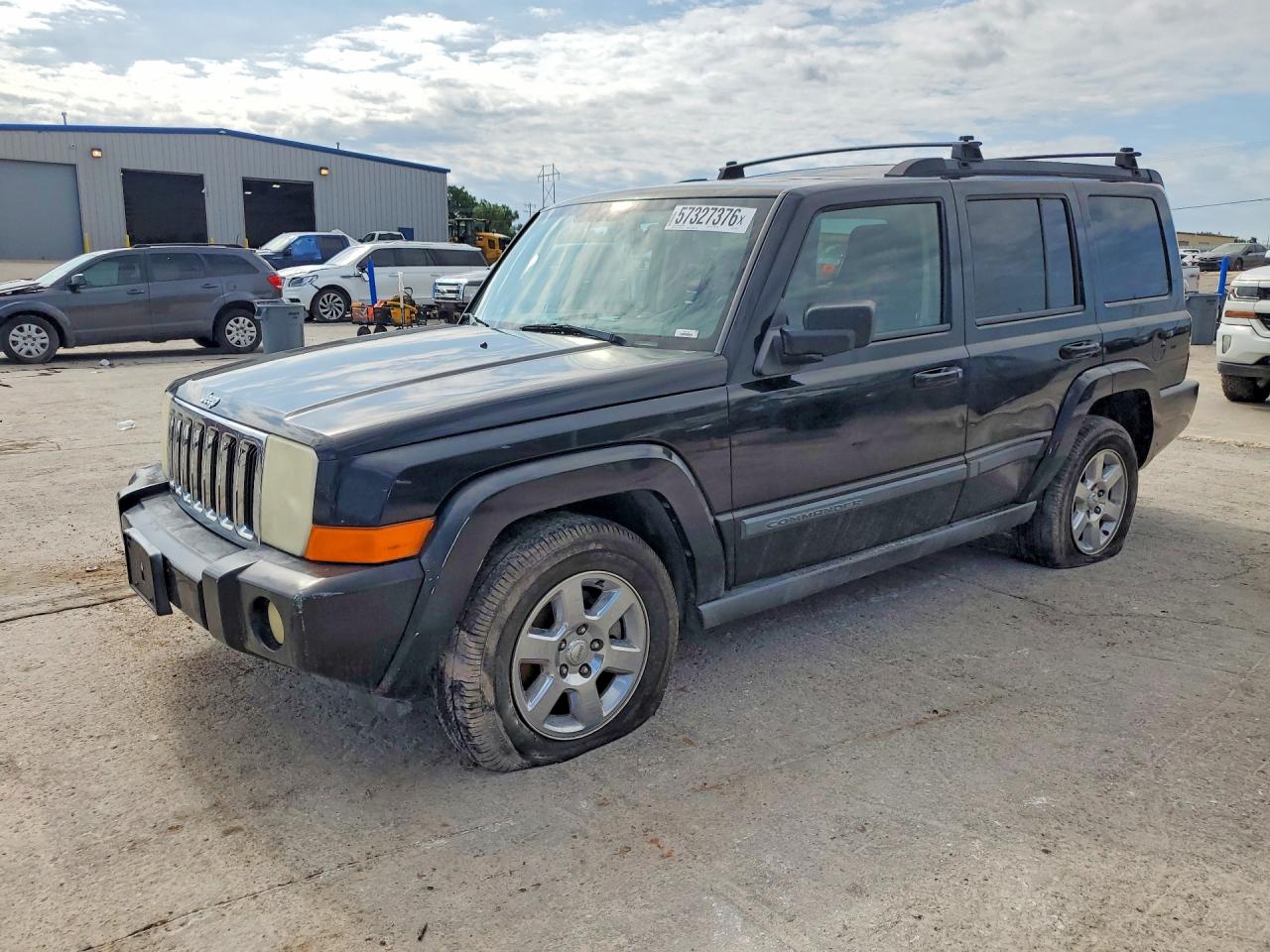 2007 Jeep Commander Black vin: 1J8HH48N67C642145