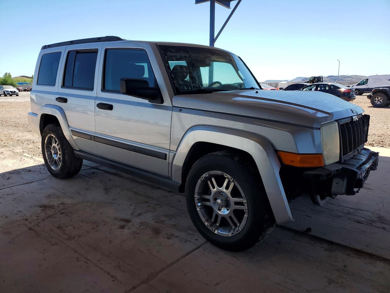 2006 Jeep Commander Silver vin: 1J8HH48N76C340832
