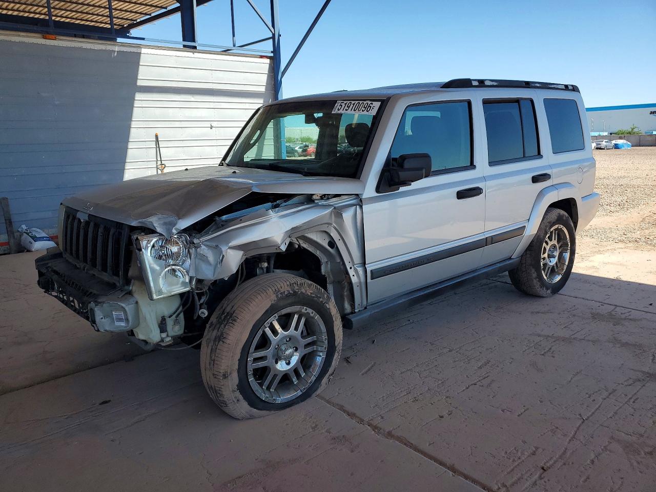 2006 Jeep Commander Silver vin: 1J8HH48N76C340832