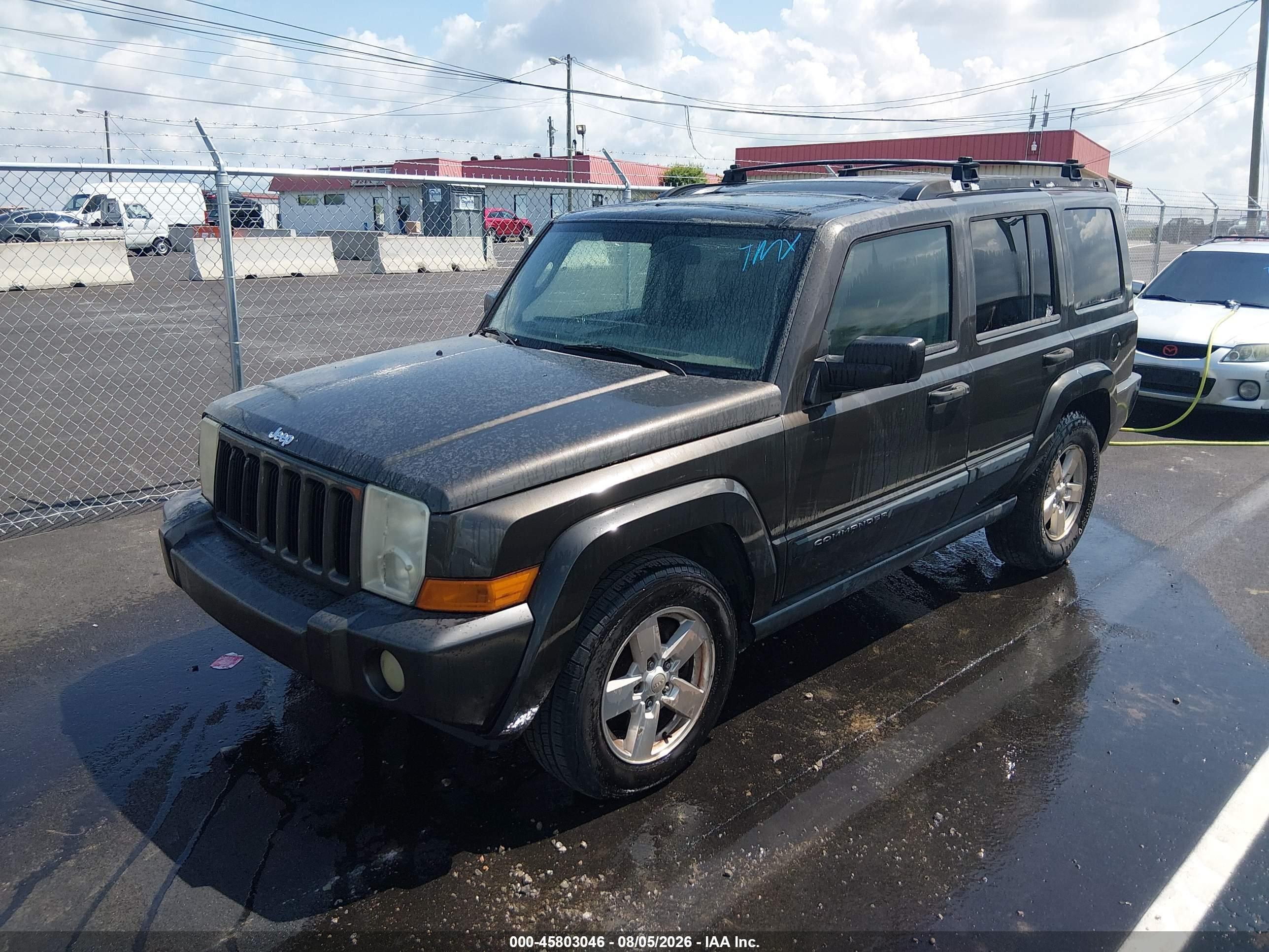 2006 Jeep Commander   Gray vin: 1J8HH48N86C308634