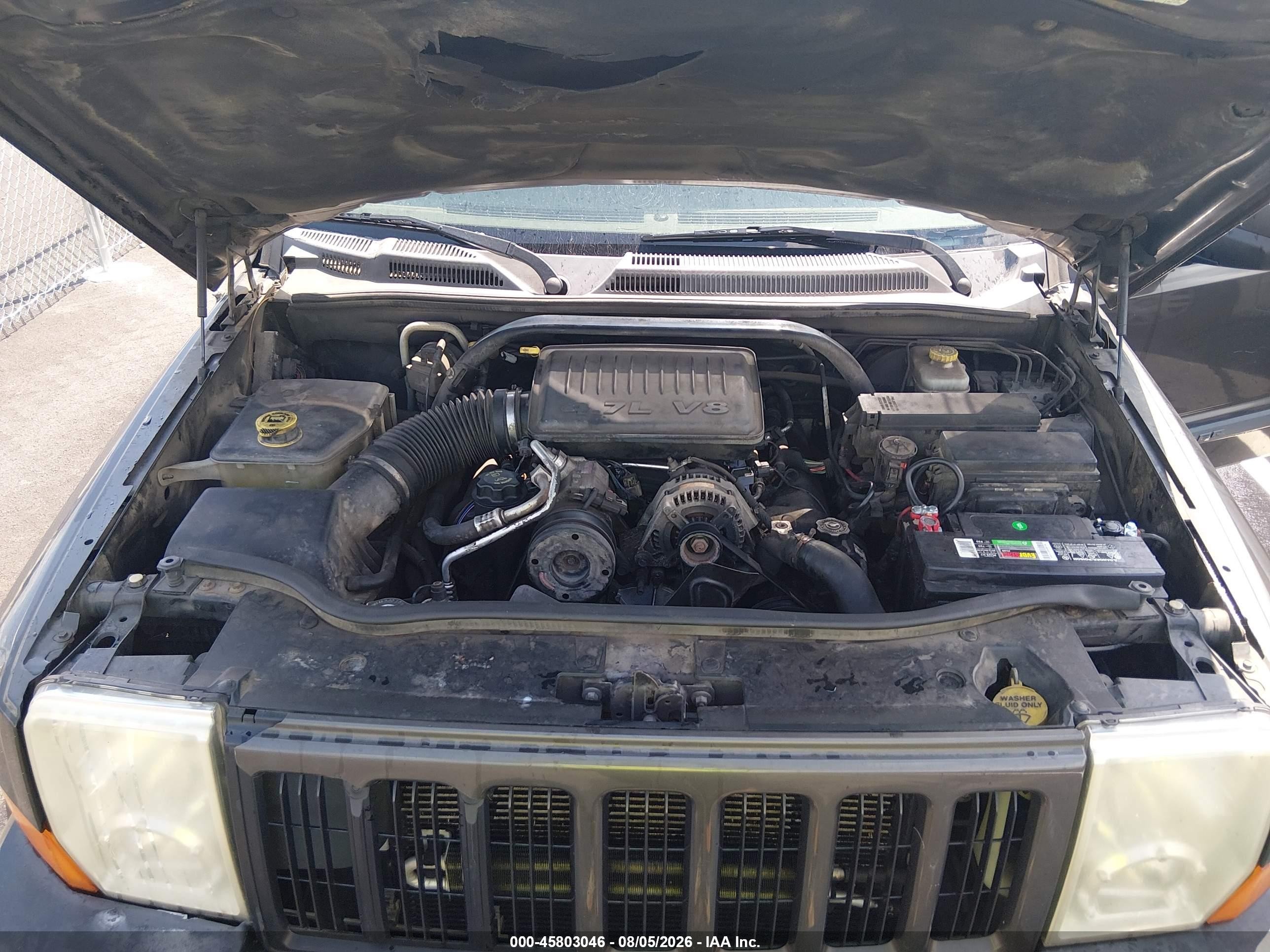 2006 Jeep Commander   Gray vin: 1J8HH48N86C308634