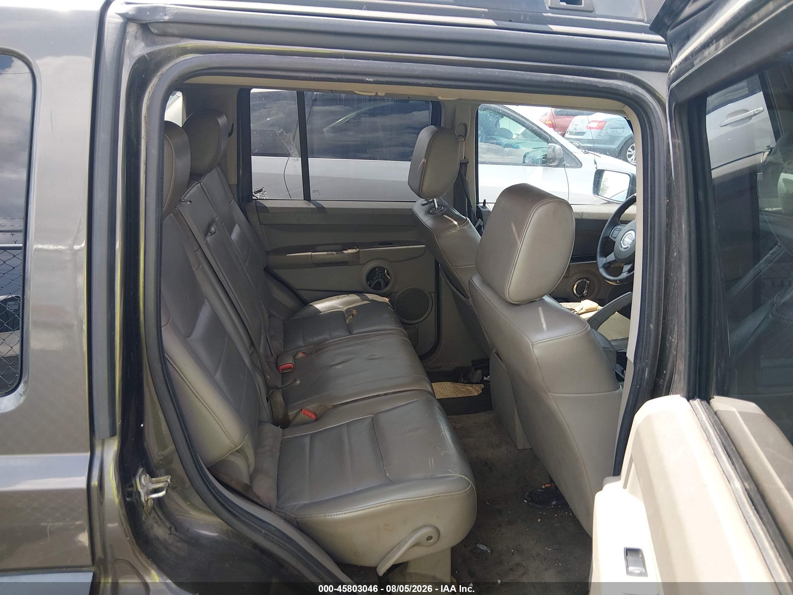 2006 Jeep Commander   Gray vin: 1J8HH48N86C308634