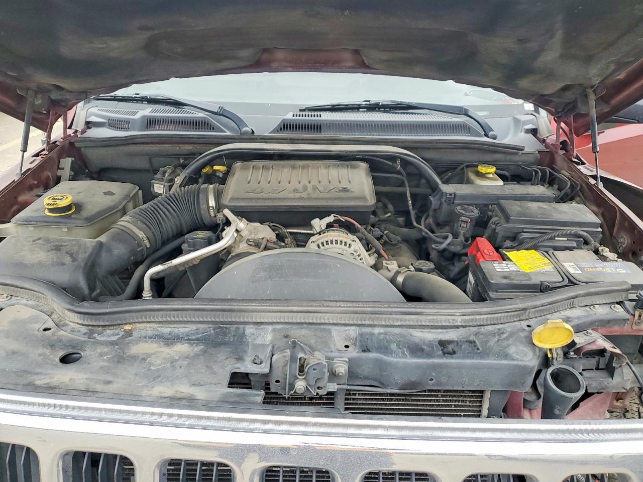 2007 Jeep Commander Темно-бордовый vin: 1J8HH48P37C604700