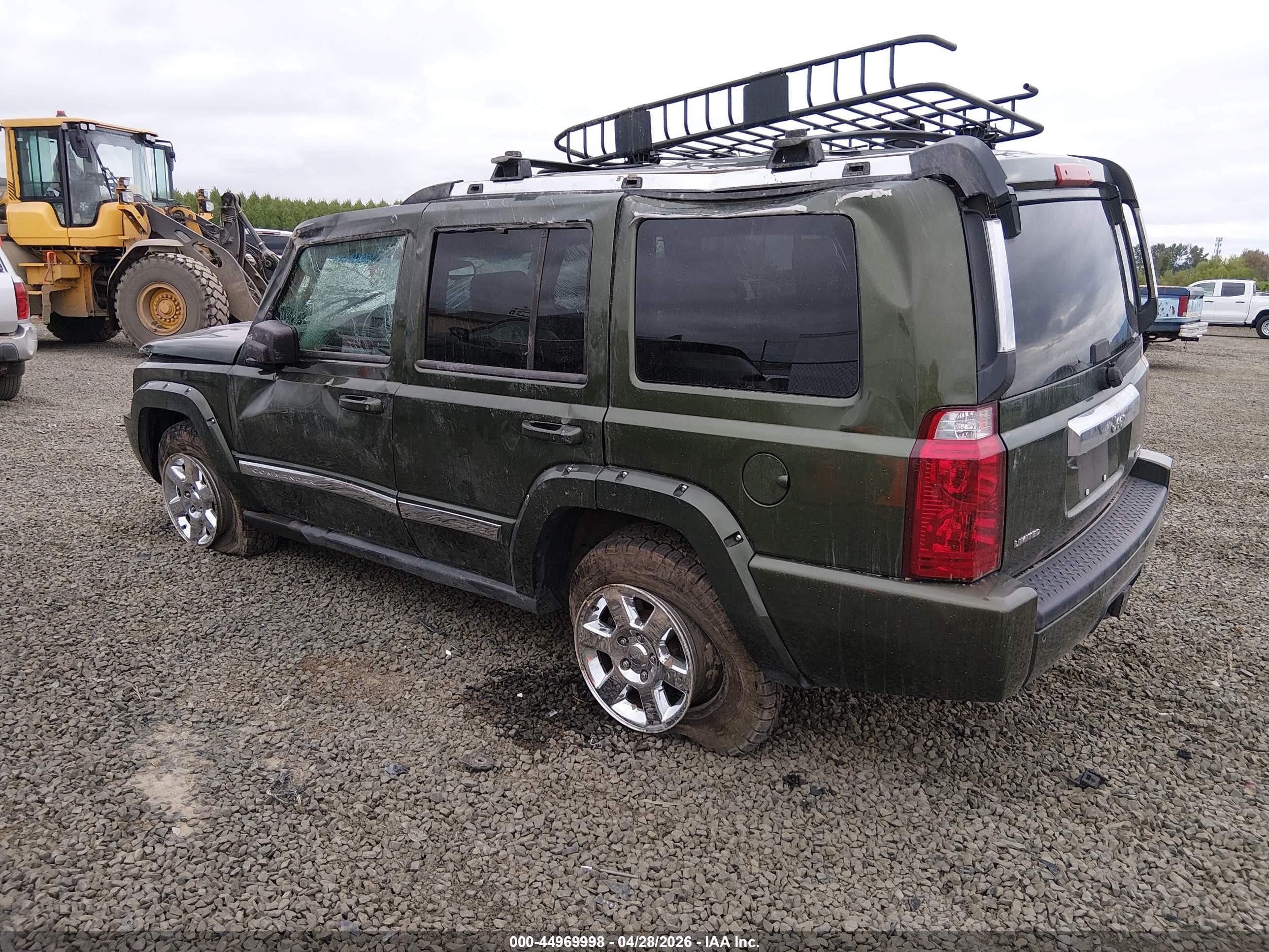 2007 Jeep Commander Limited Green vin: 1J8HH58217C530901