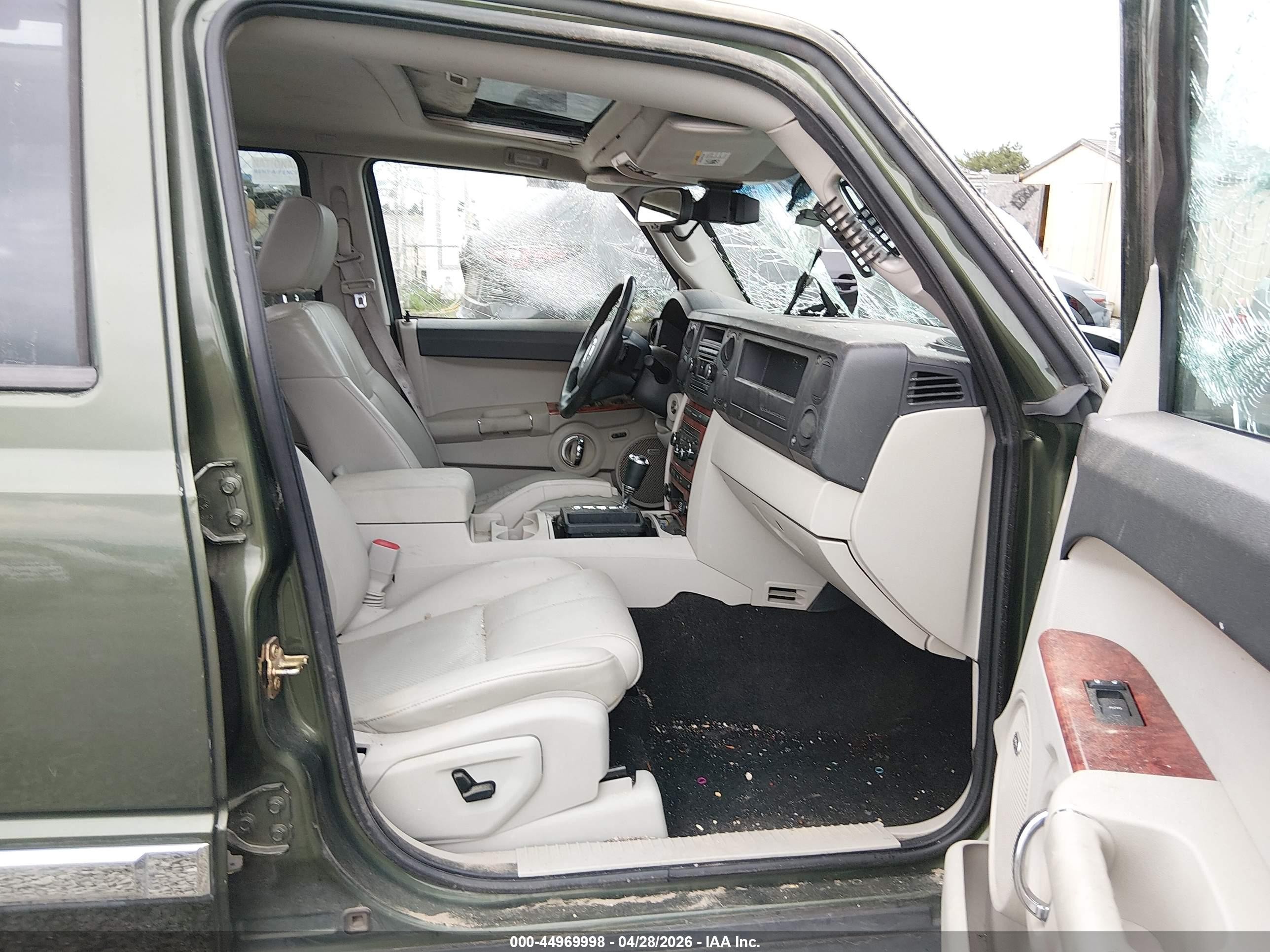 2007 Jeep Commander Limited Green vin: 1J8HH58217C530901