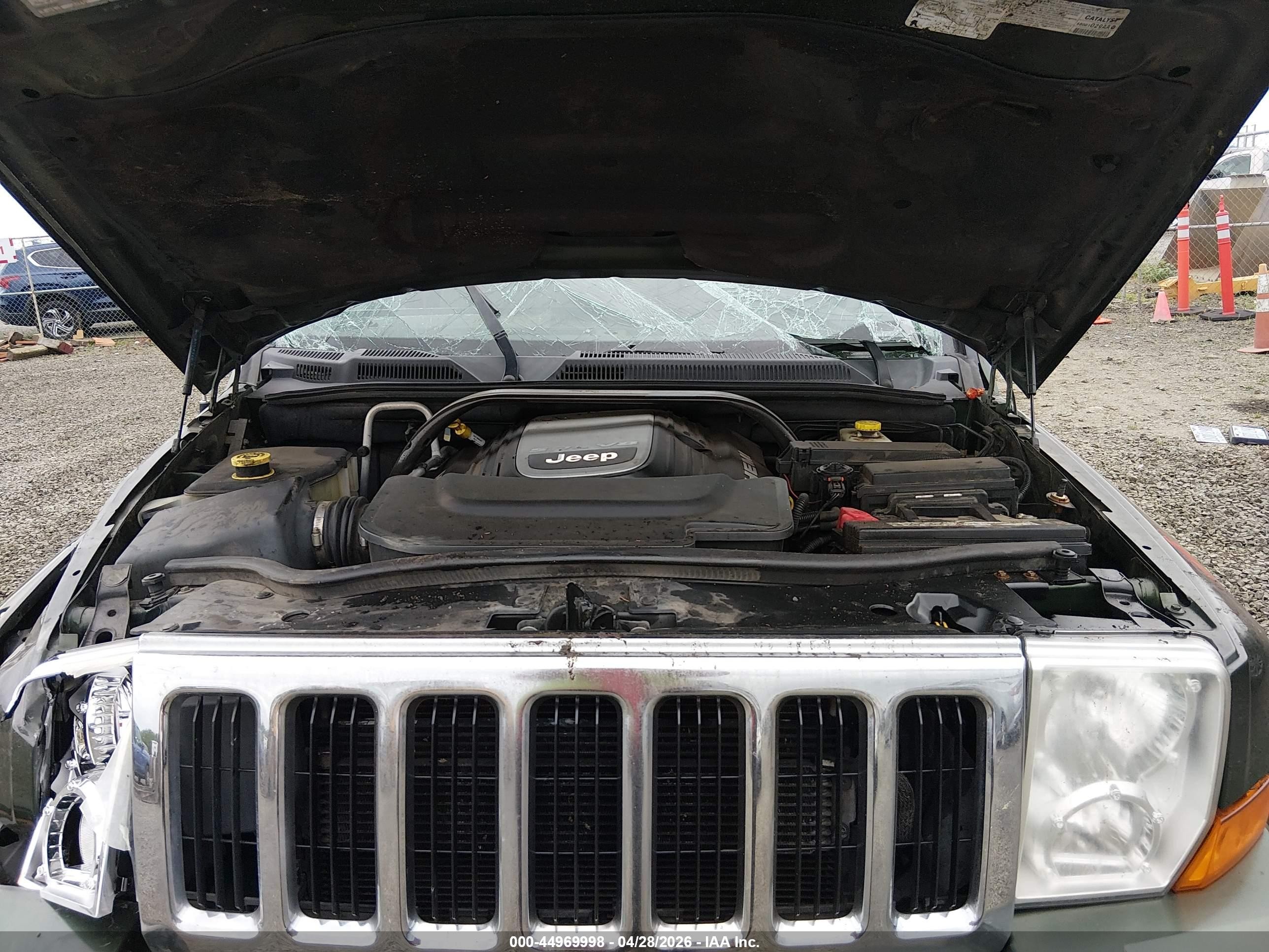 2007 Jeep Commander Limited Green vin: 1J8HH58217C530901