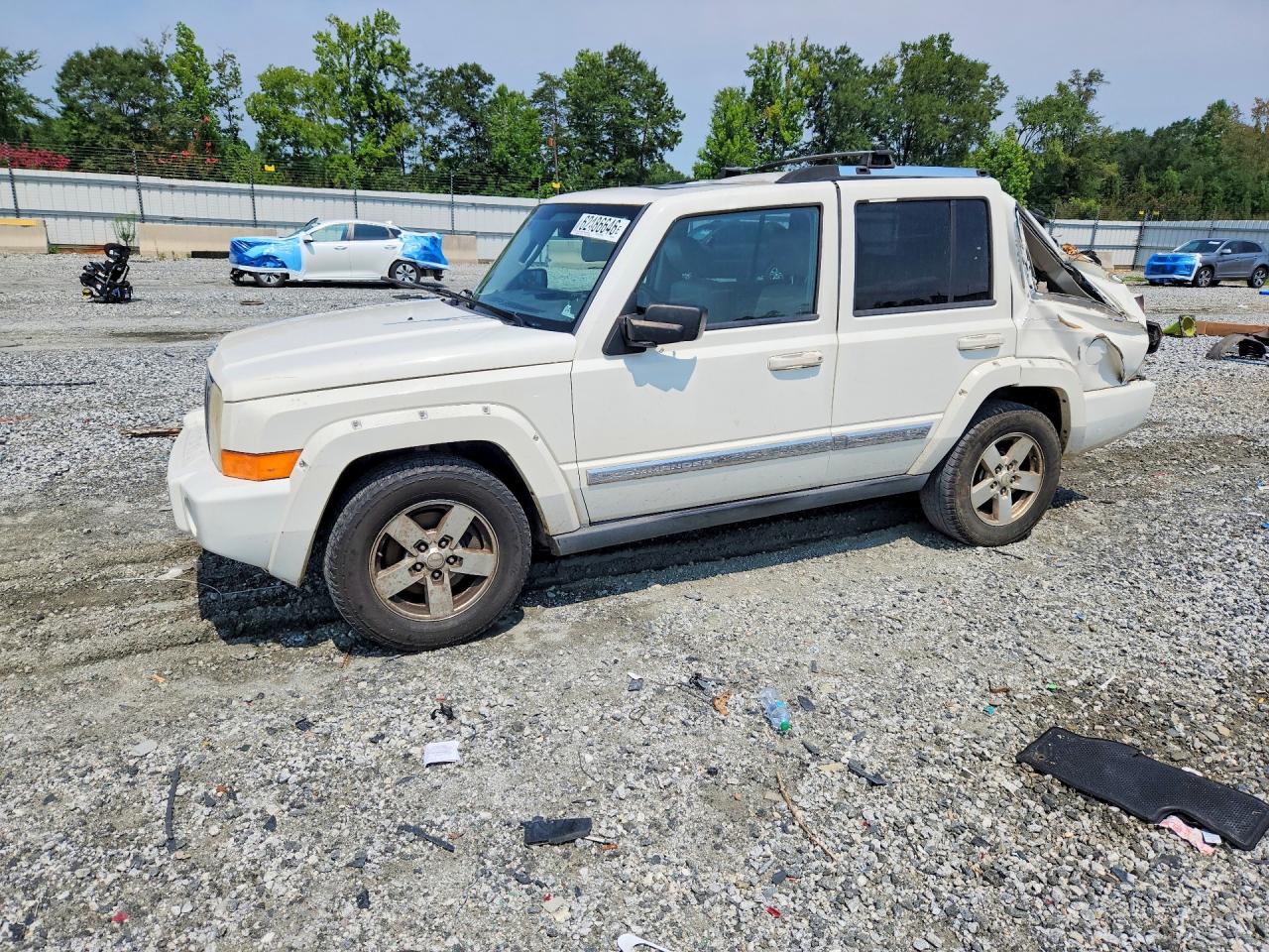2007 Jeep Commander Limited Белый vin: 1J8HH58277C550697