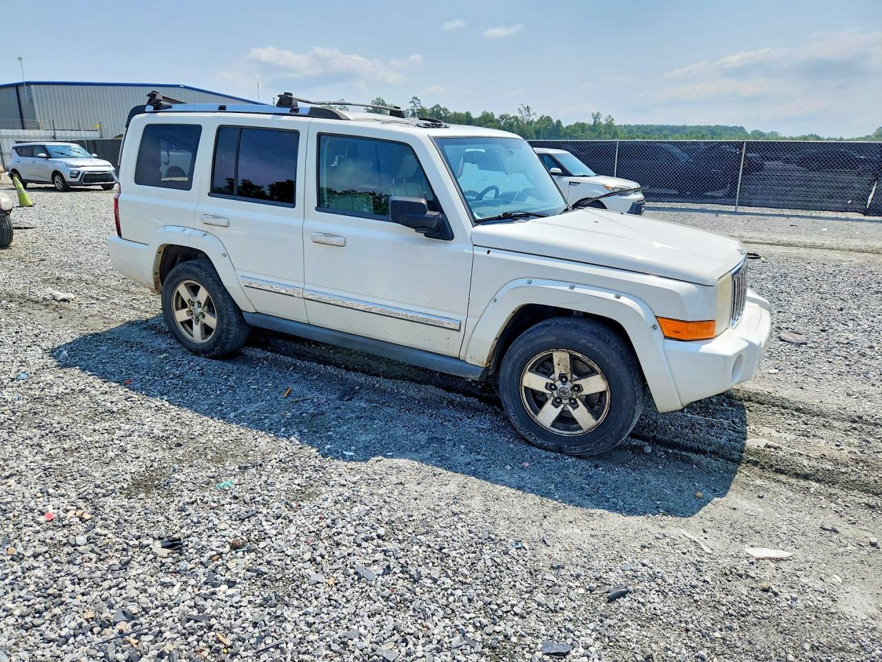 2007 Jeep Commander Limited Белый vin: 1J8HH58277C550697