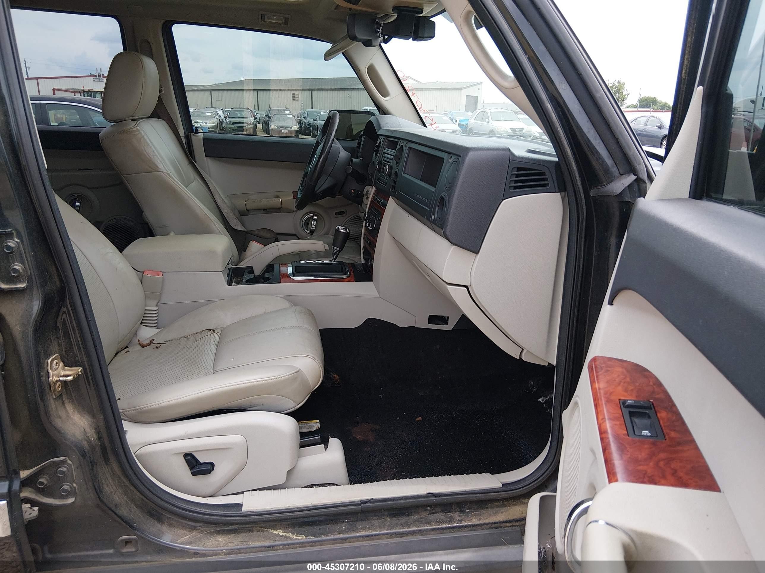2006 Jeep Commander Limited Black vin: 1J8HH58296C253395