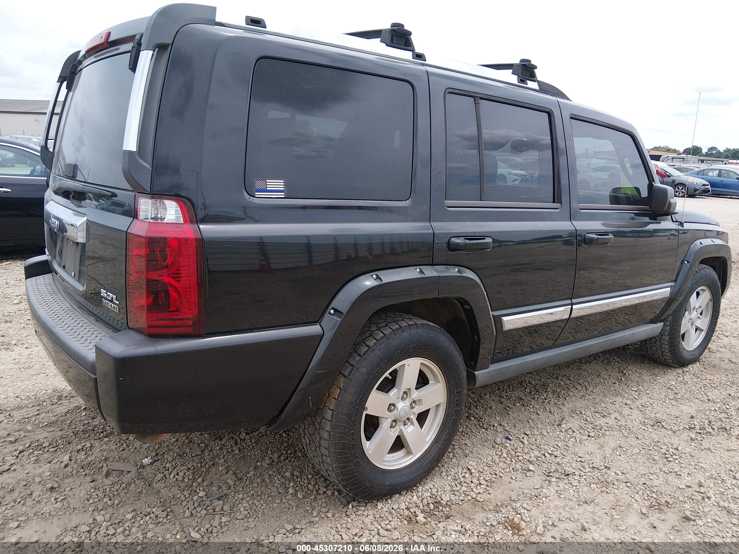 2006 Jeep Commander Limited Black vin: 1J8HH58296C253395
