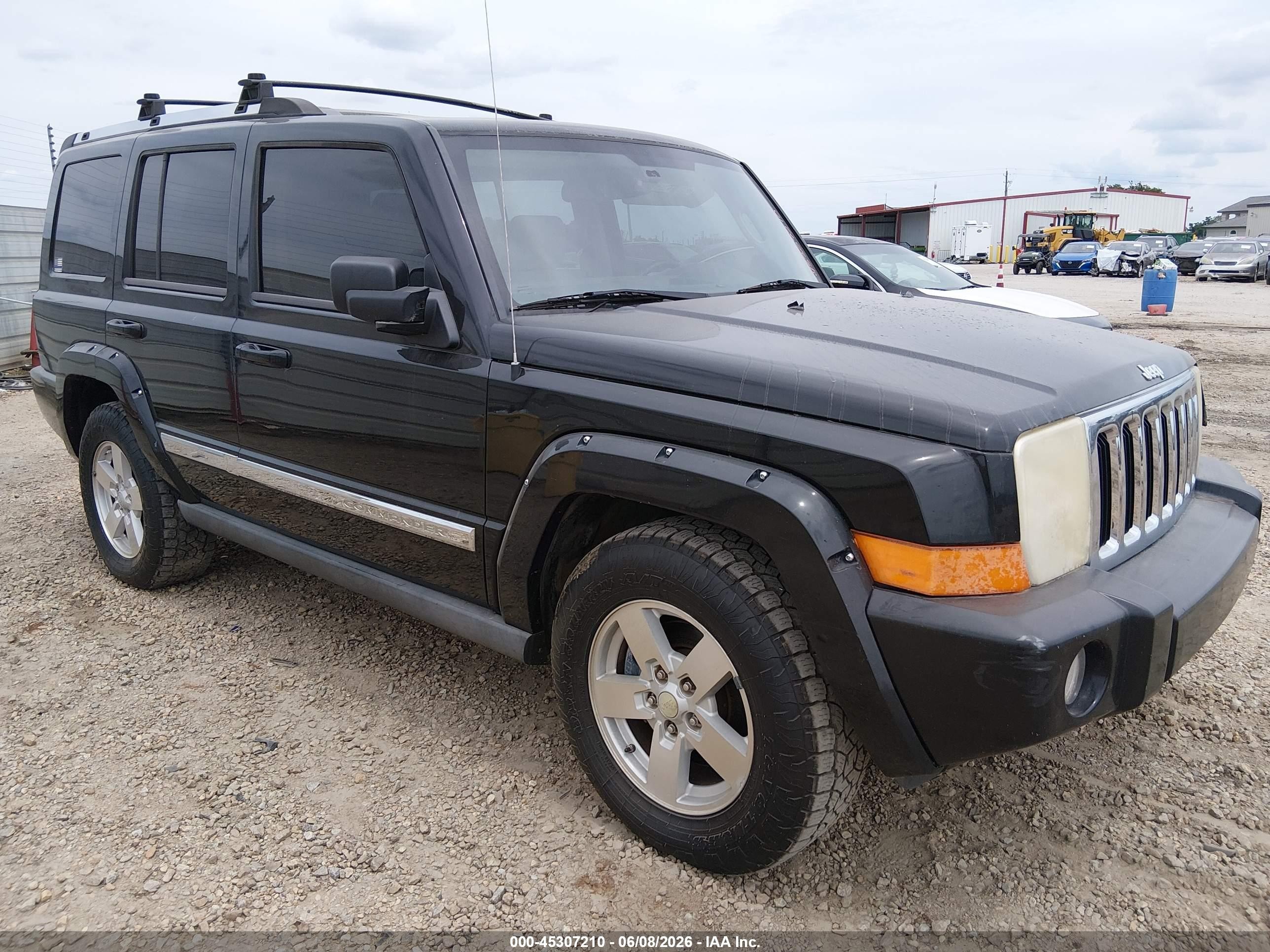 2006 Jeep Commander Limited Black vin: 1J8HH58296C253395