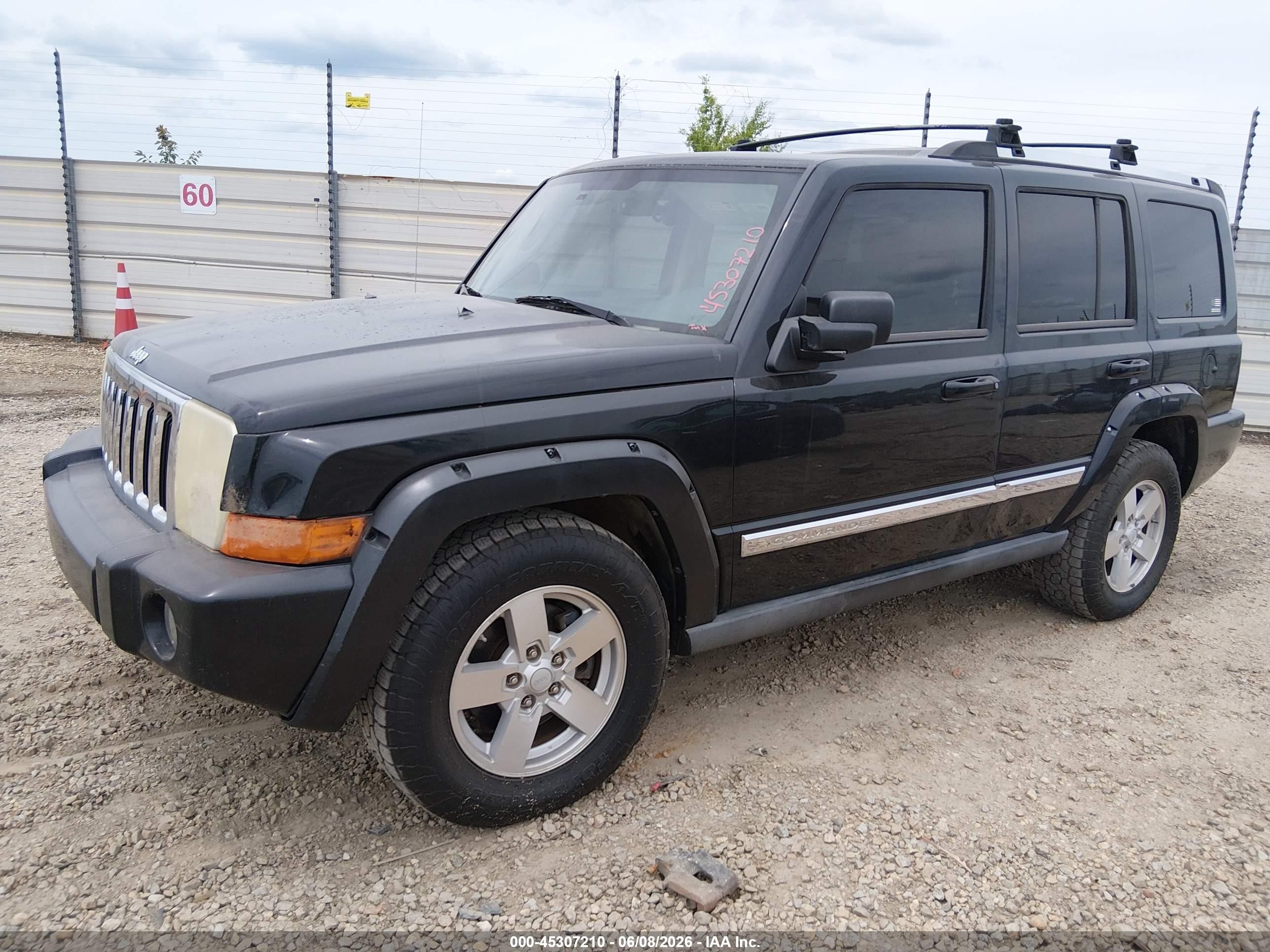 2006 Jeep Commander Limited Black vin: 1J8HH58296C253395