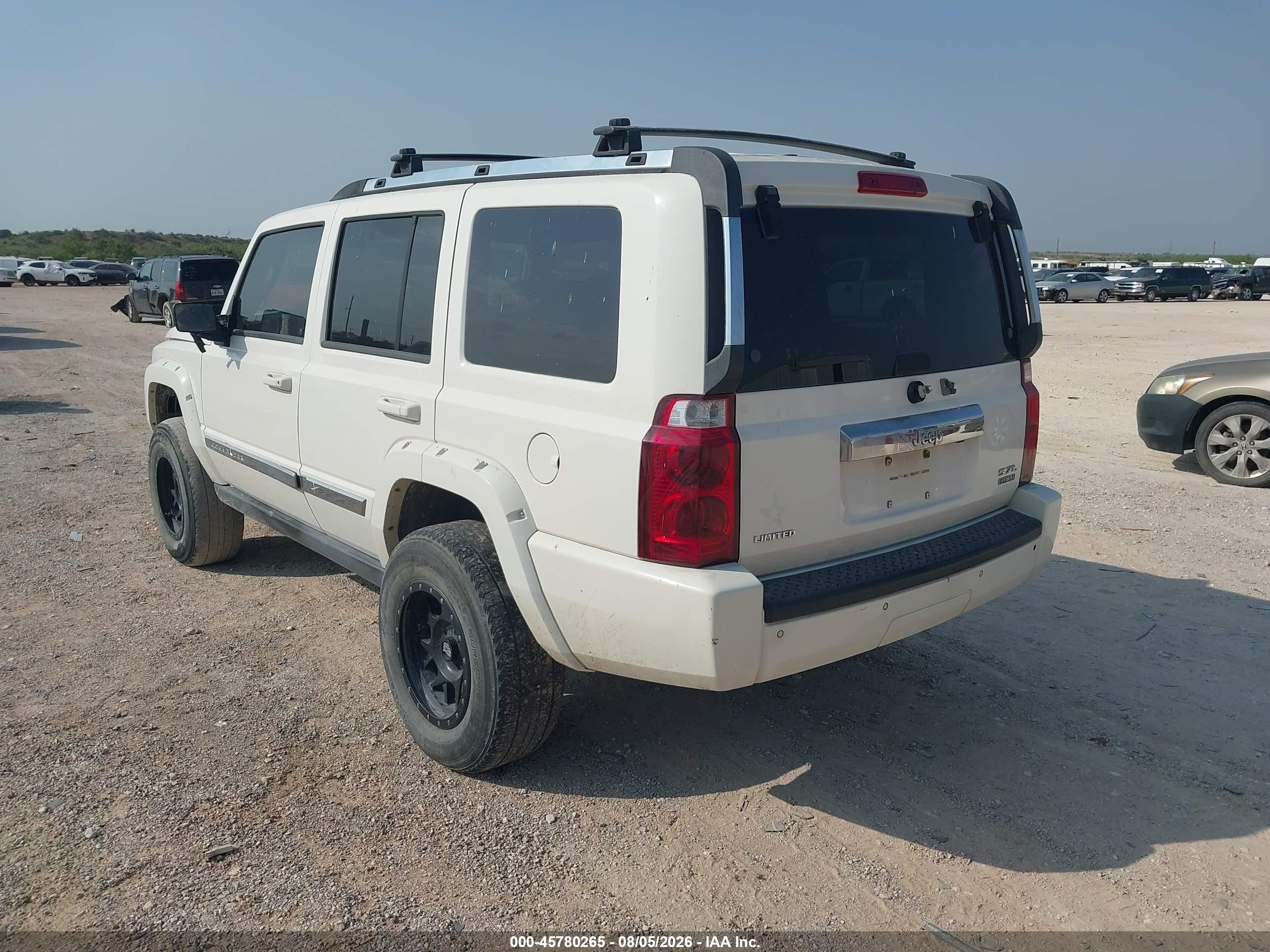 2006 Jeep Commander Limited White vin: 1J8HH58296C283531