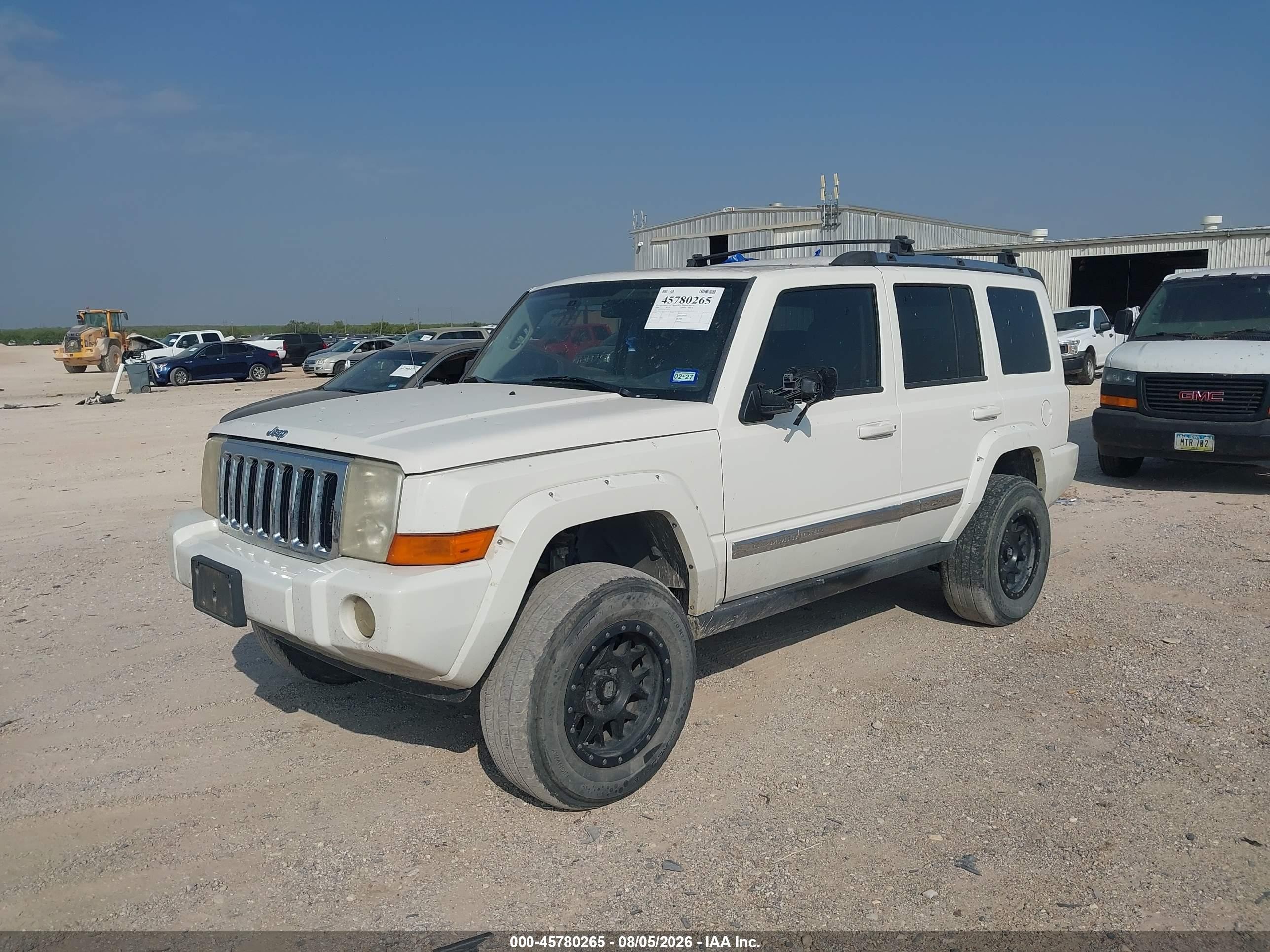 2006 Jeep Commander Limited White vin: 1J8HH58296C283531