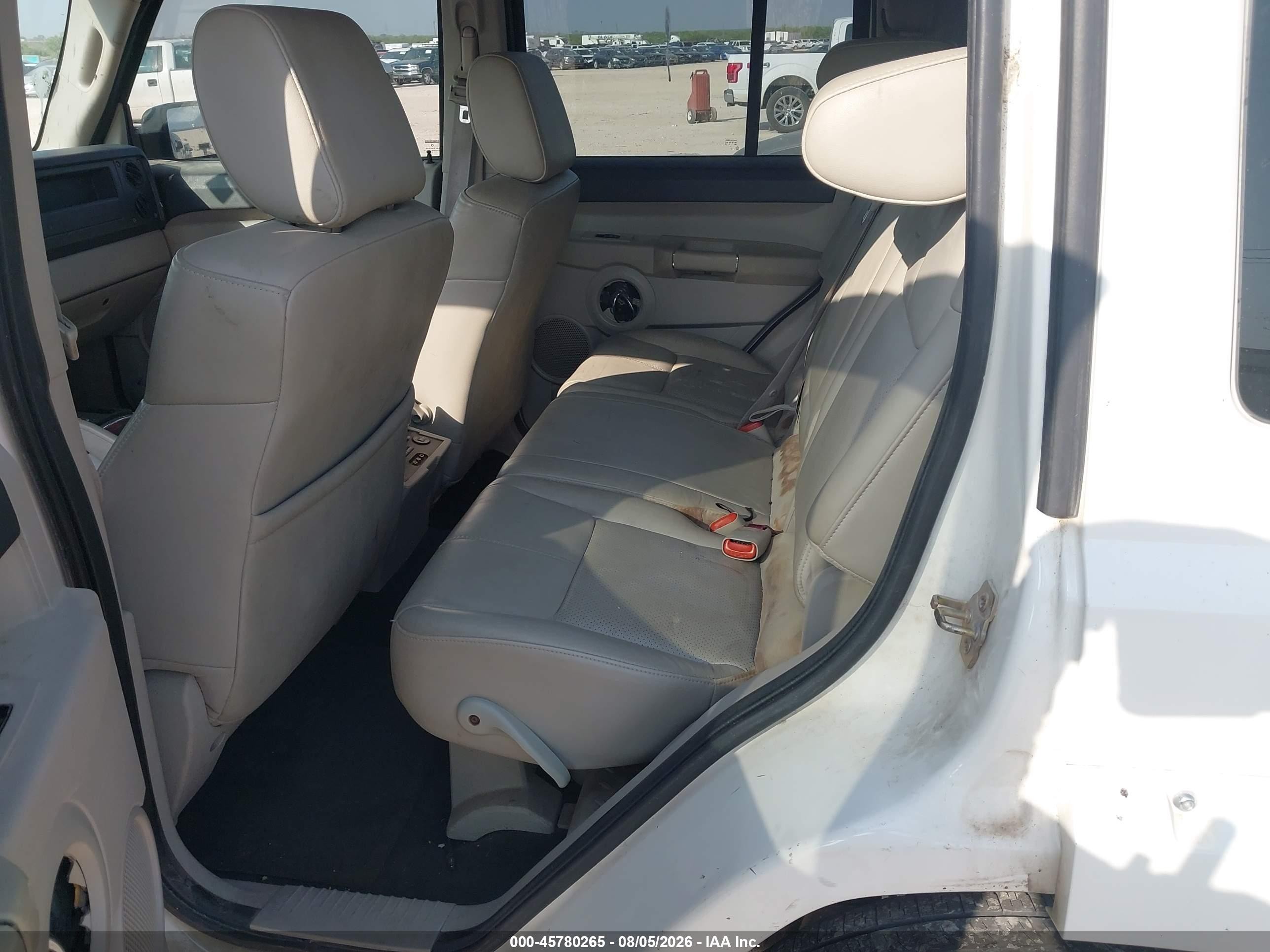 2006 Jeep Commander Limited White vin: 1J8HH58296C283531