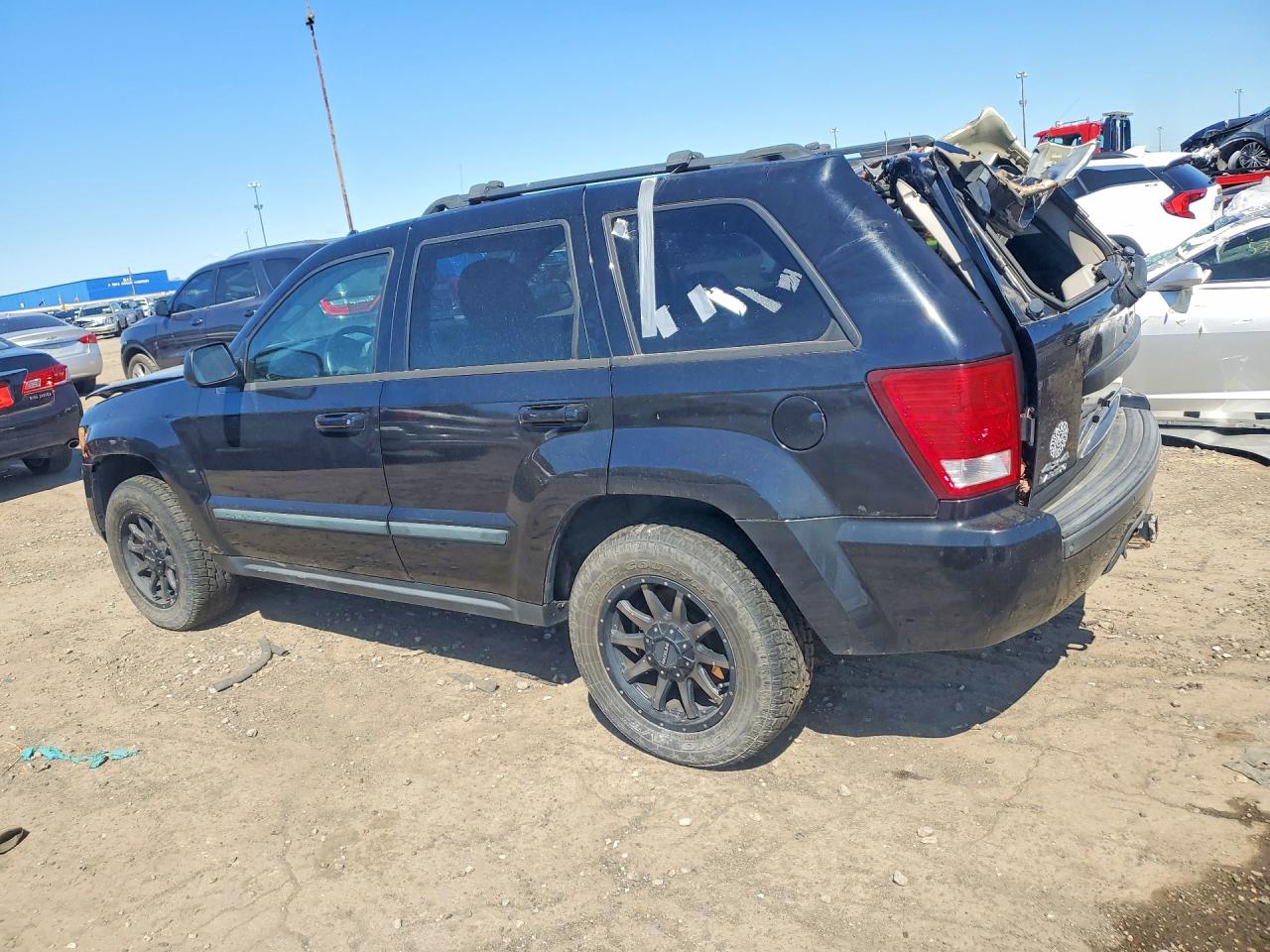 2008 Jeep Grand Cherokee Laredo Black vin: 1J8HR48M58C518745