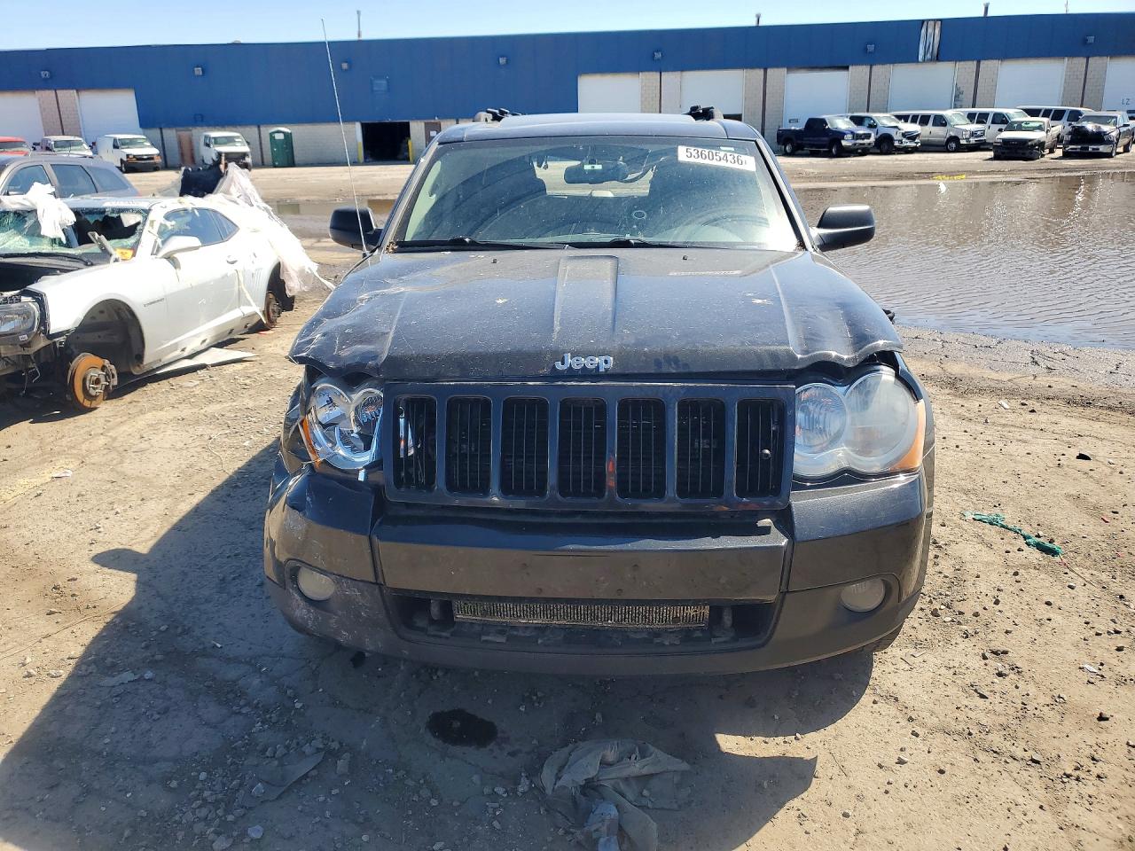 2008 Jeep Grand Cherokee Laredo Black vin: 1J8HR48M58C518745