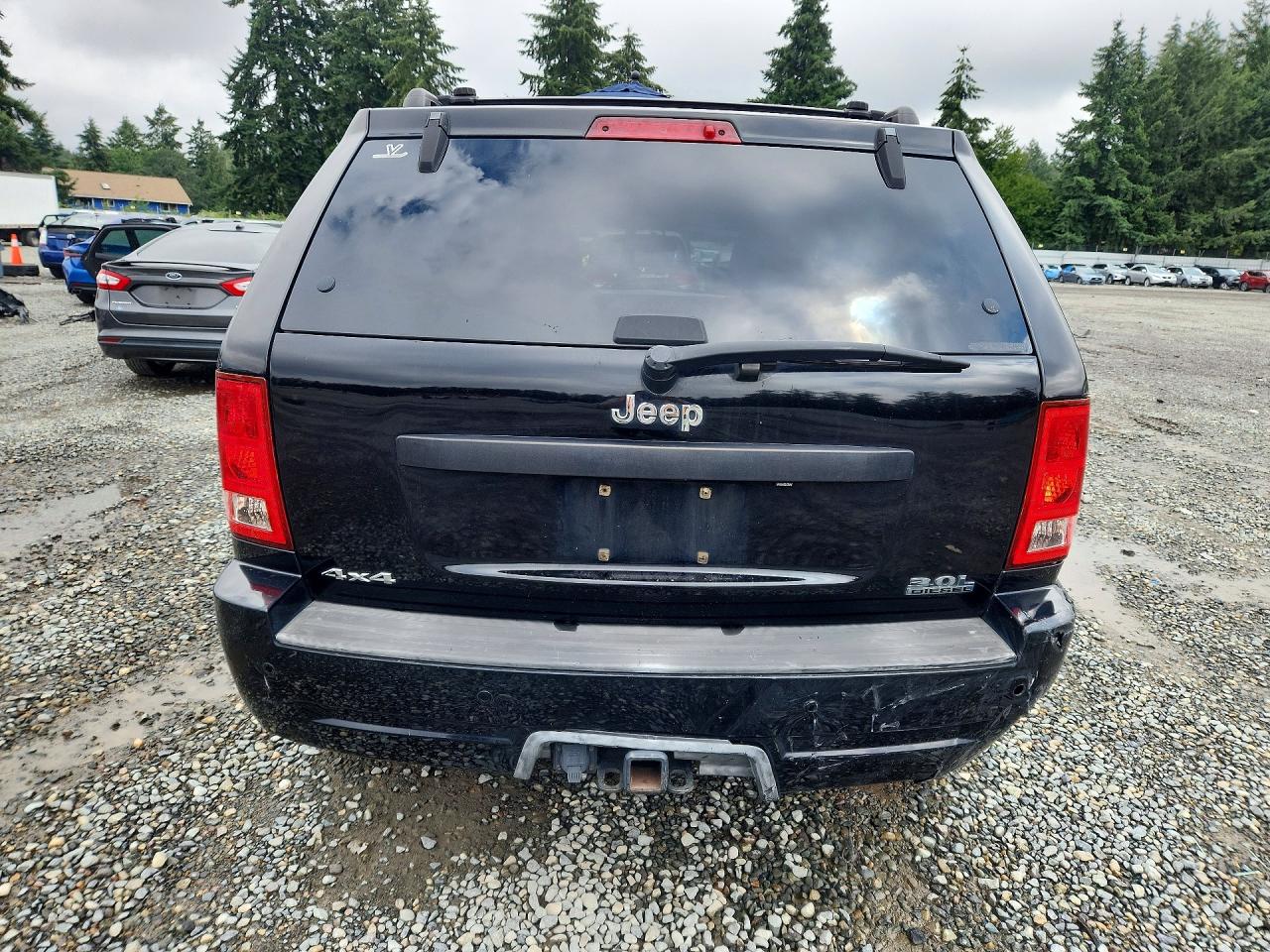2008 Jeep Grand Cherokee Laredo Black vin: 1J8HR48M78C172505