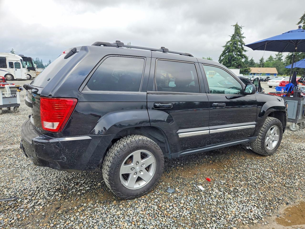 2008 Jeep Grand Cherokee Laredo Black vin: 1J8HR48M78C172505