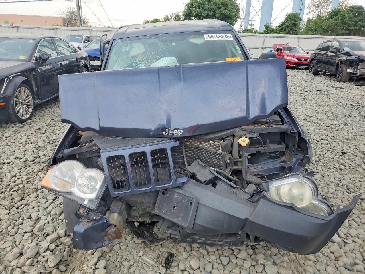 2008 Jeep Grand Cherokee Laredo Blue vin: 1J8HR48N18C244405
