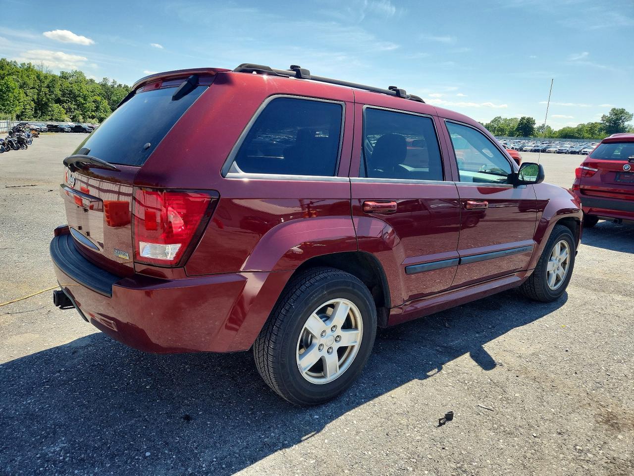 2007 Jeep Grand Cherokee Lared Burgundy vin: 1J8HR48P17C540301