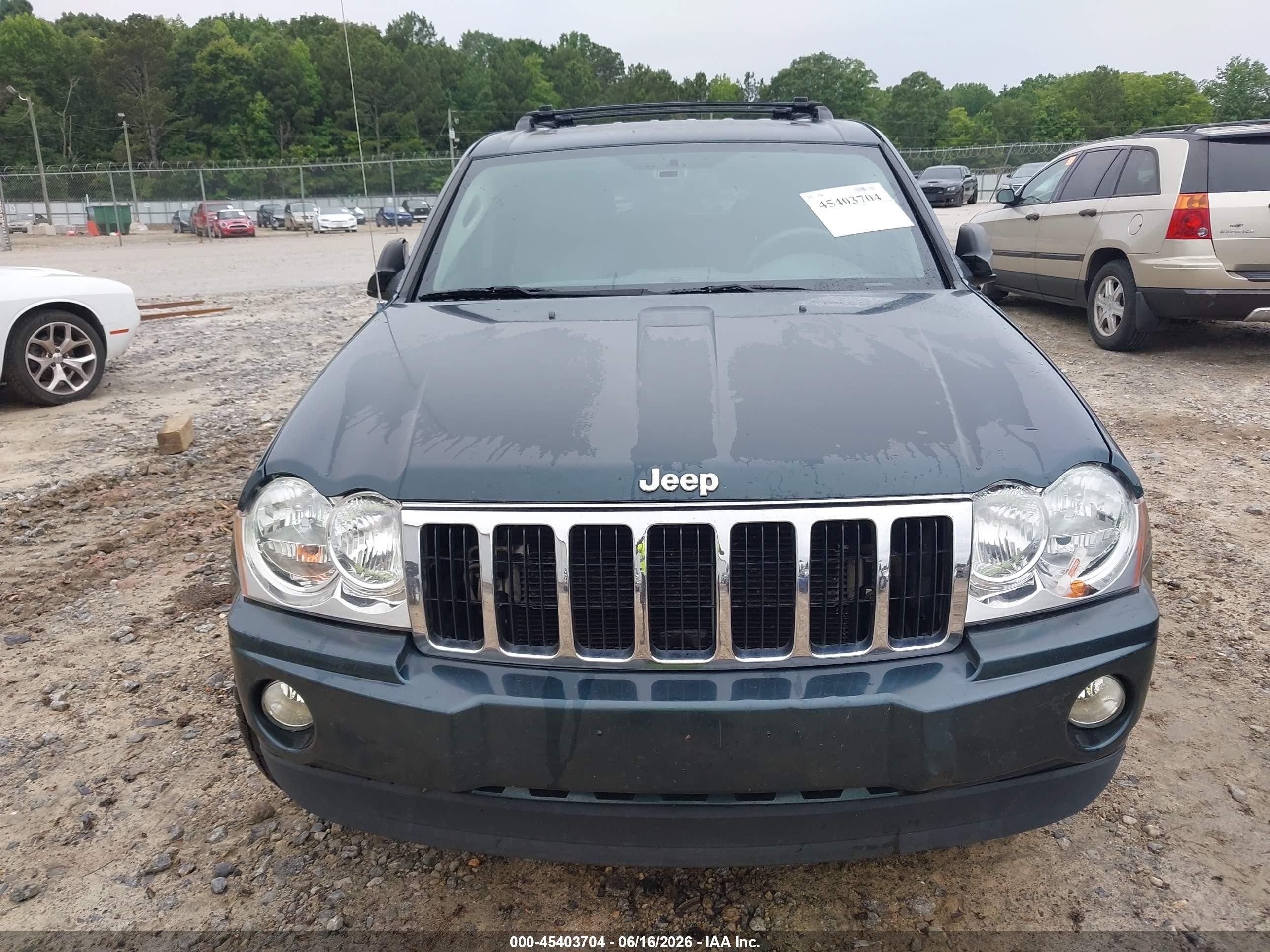 2005 Jeep Grand Cherokee Limited Green vin: 1J8HR58205C678337