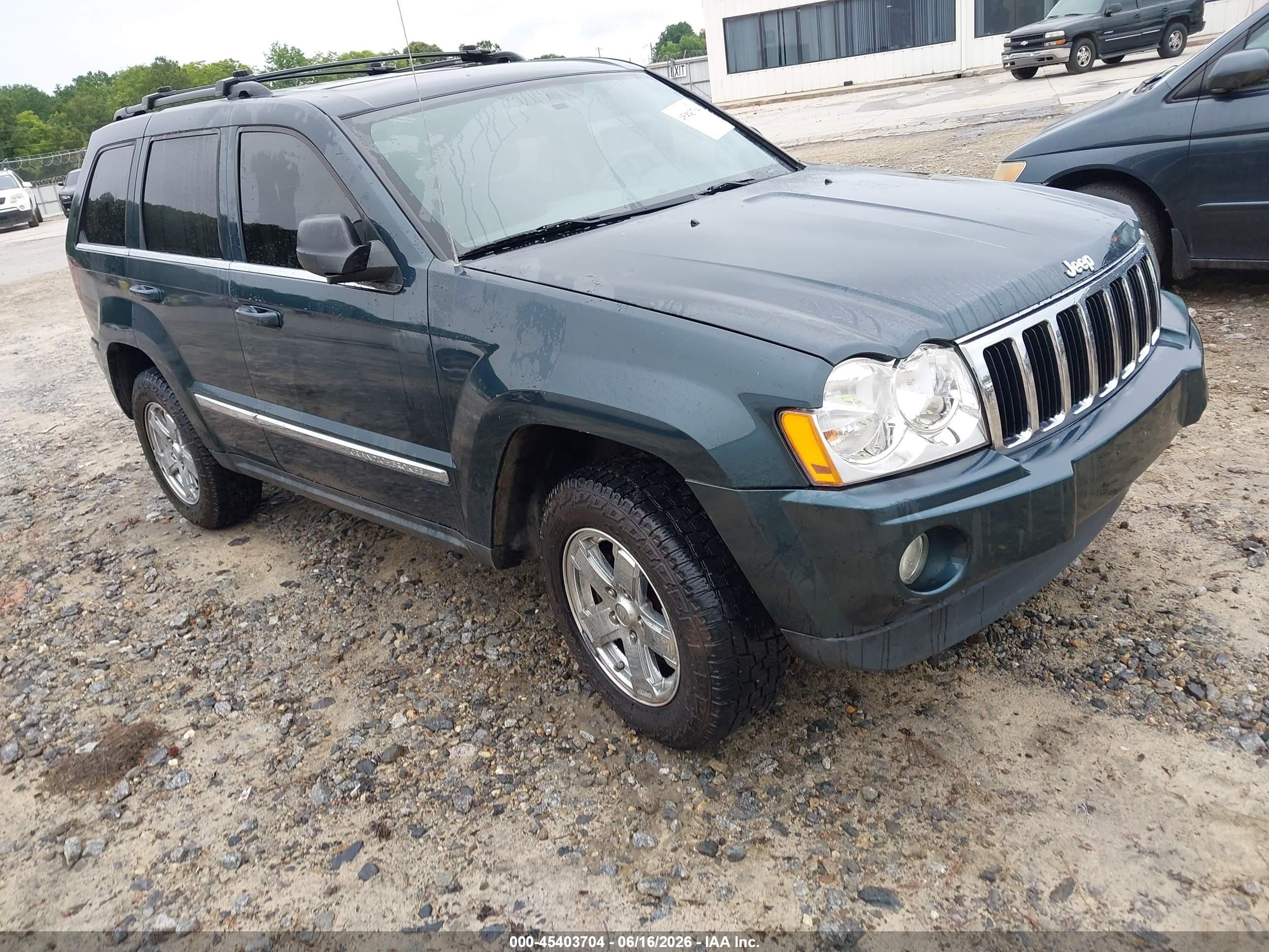 2005 Jeep Grand Cherokee Limited Green vin: 1J8HR58205C678337