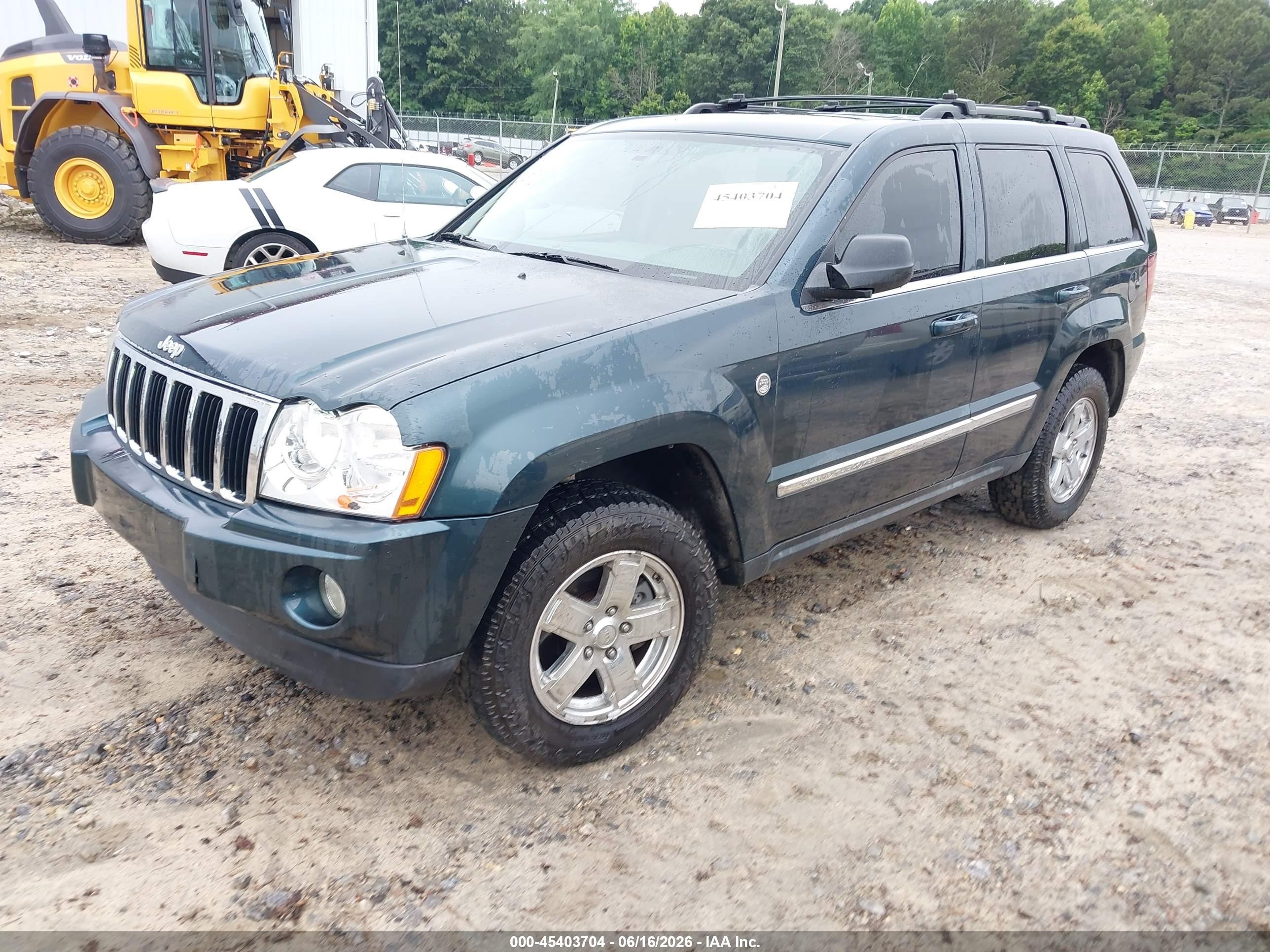 2005 Jeep Grand Cherokee Limited Green vin: 1J8HR58205C678337