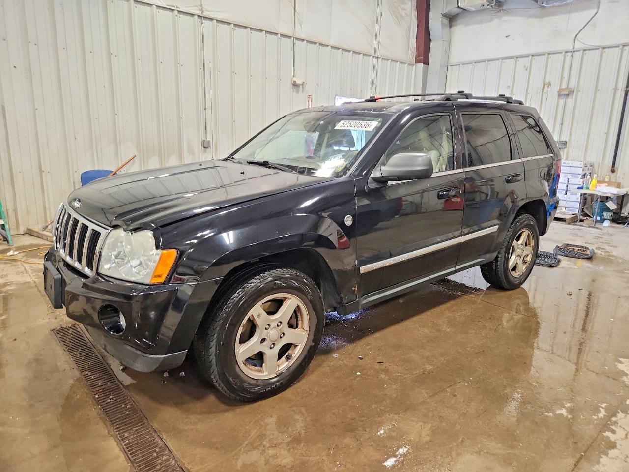 2007 Jeep Grand Cherokee Limited Black vin: 1J8HR58207C701344
