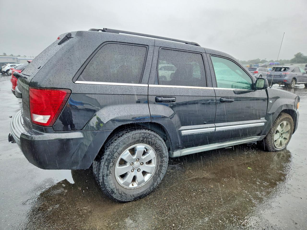 2008 Jeep Grand Cherokee Limited Black vin: 1J8HR58208C216042