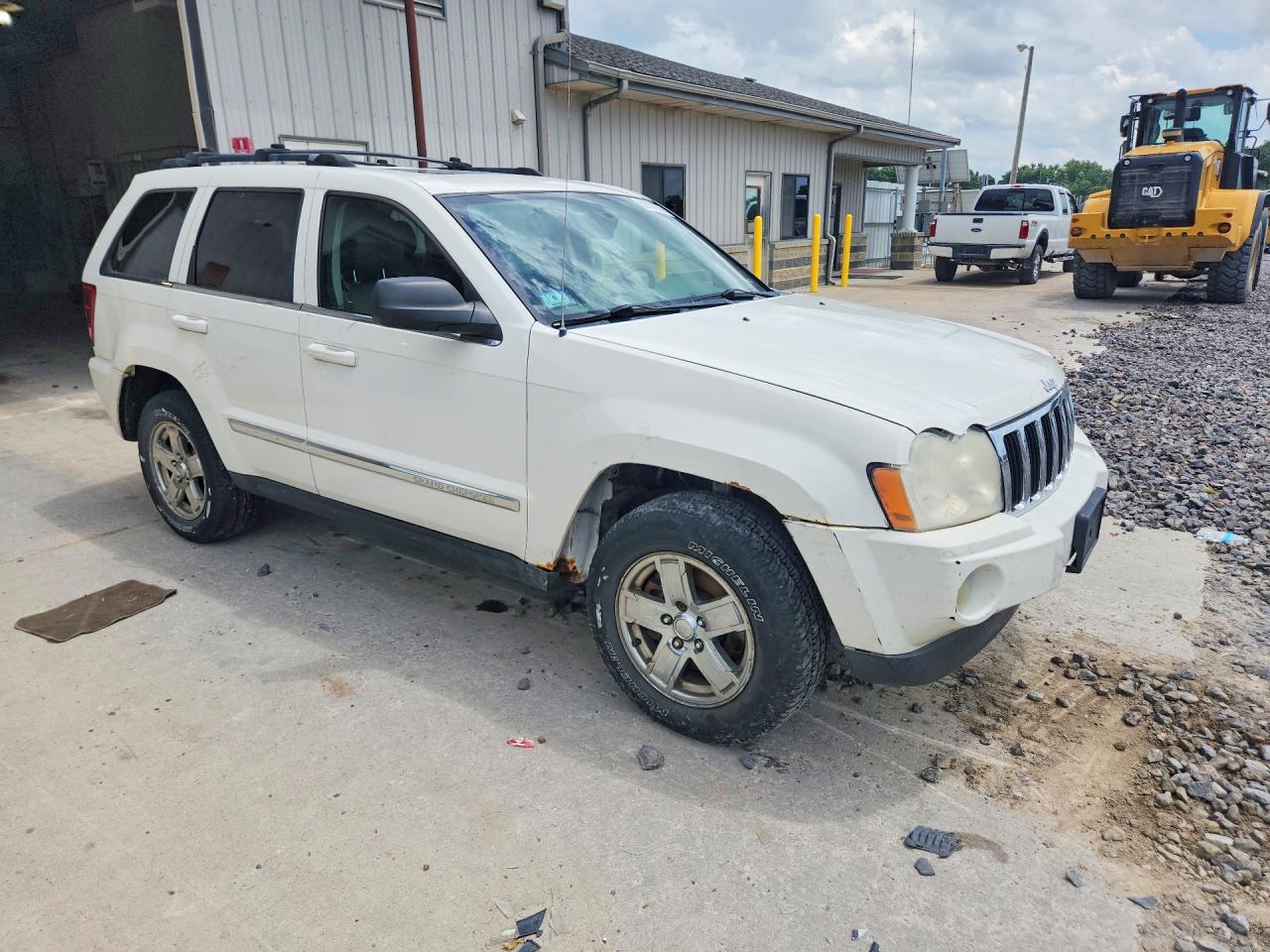 2006 Jeep Grand Cherokee Limited White vin: 1J8HR58216C336137