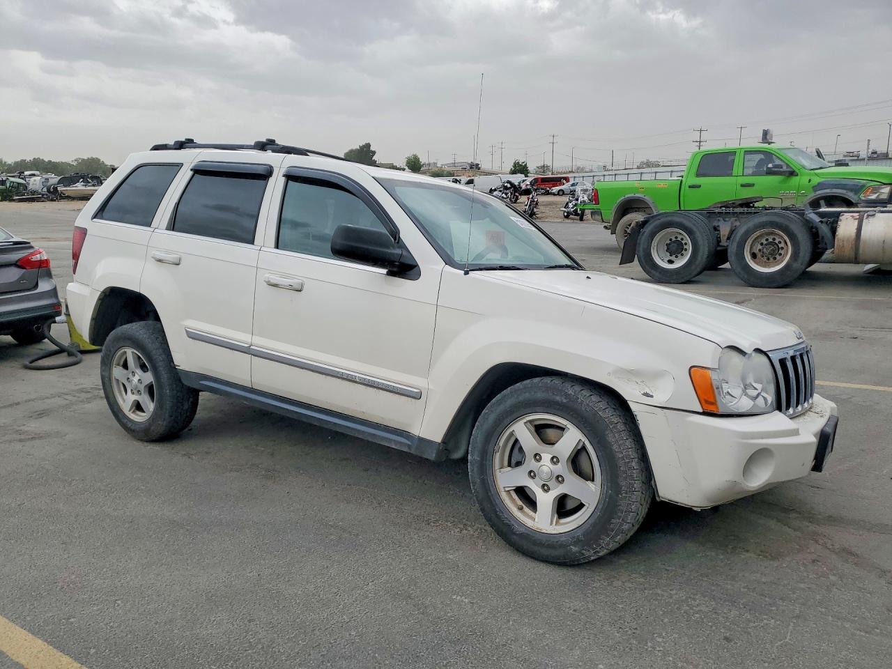 2007 Jeep Grand Cherokee Limited Белый vin: 1J8HR58217C622930