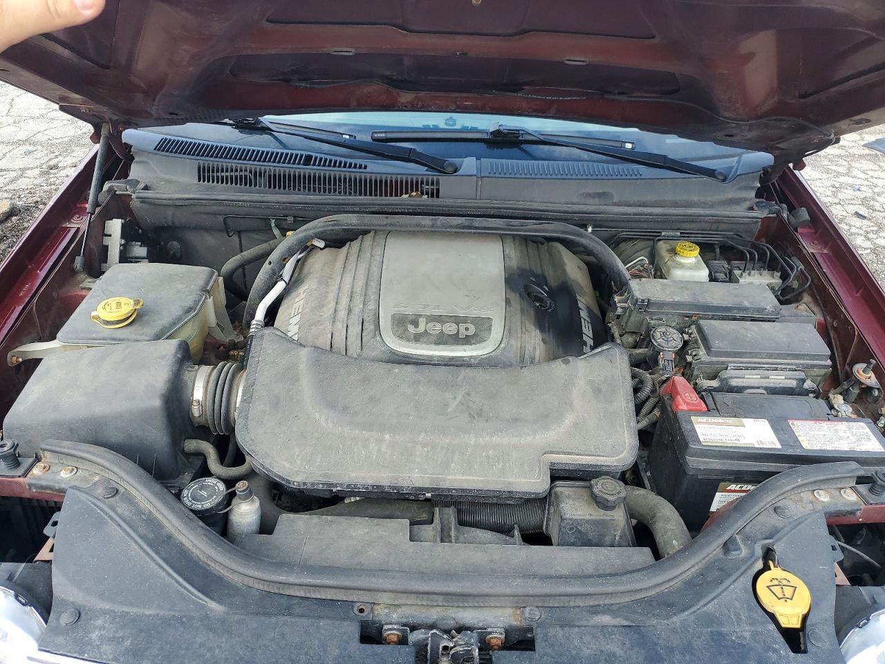 2007 Jeep Grand Cherokee Limited Бордовый vin: 1J8HR58217C695523