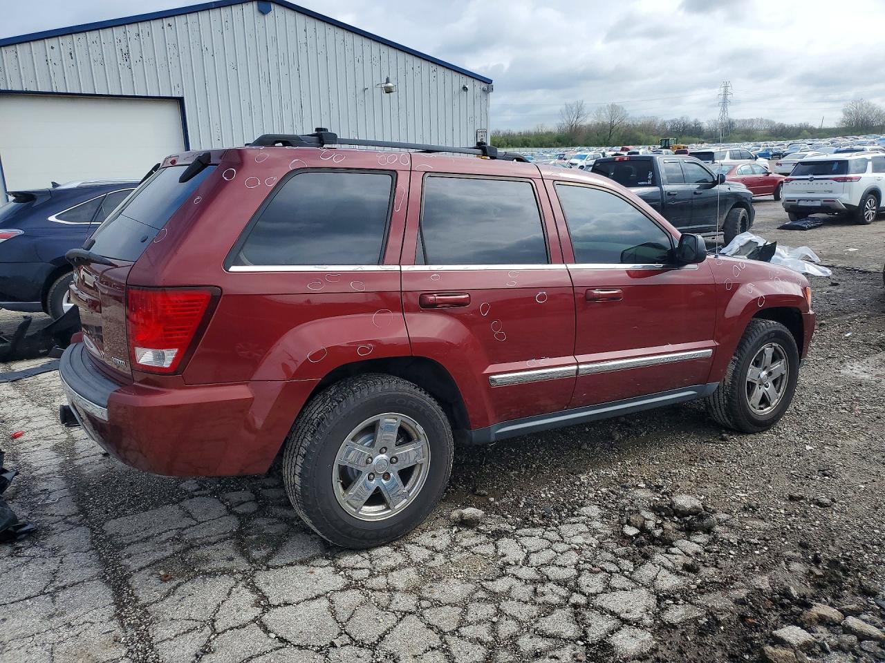 2007 Jeep Grand Cherokee Limited Бордовый vin: 1J8HR58217C695523