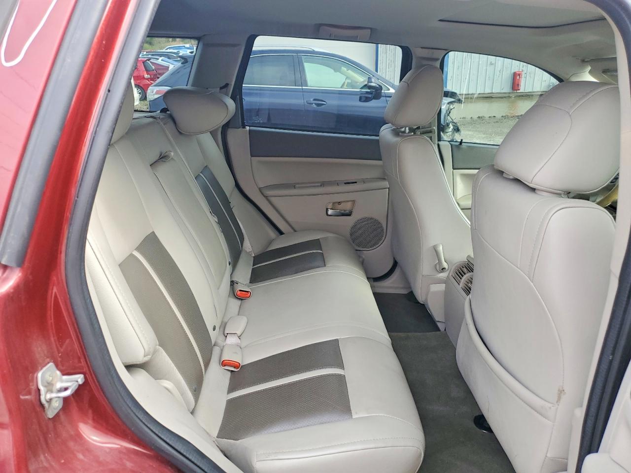 2007 Jeep Grand Cherokee Limited Бордовый vin: 1J8HR58217C695523