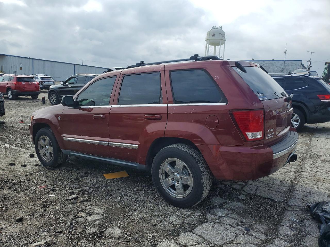 2007 Jeep Grand Cherokee Limited Бордовый vin: 1J8HR58217C695523