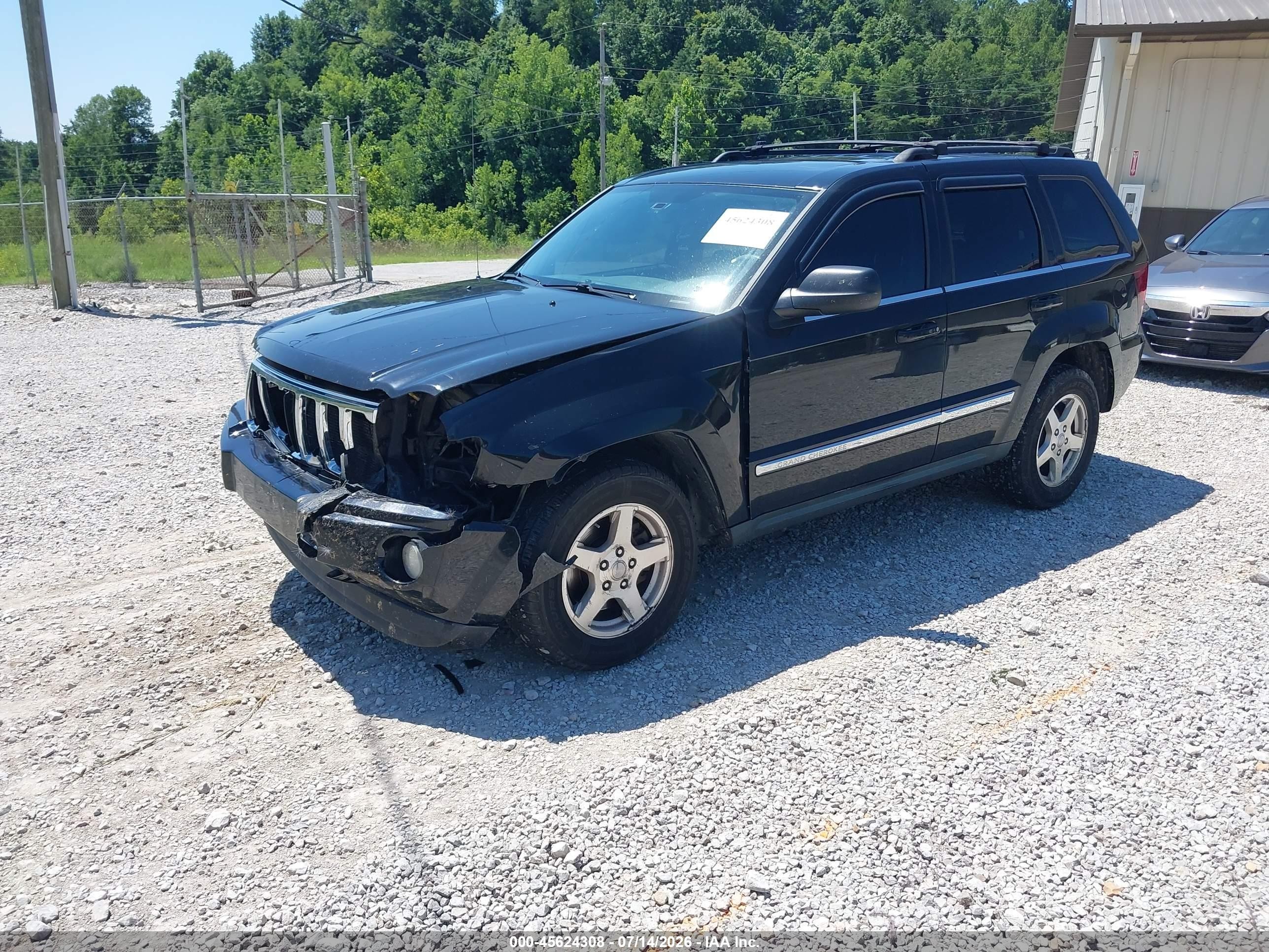 2007 Jeep Grand Cherokee Limited Black vin: 1J8HR58217C698406