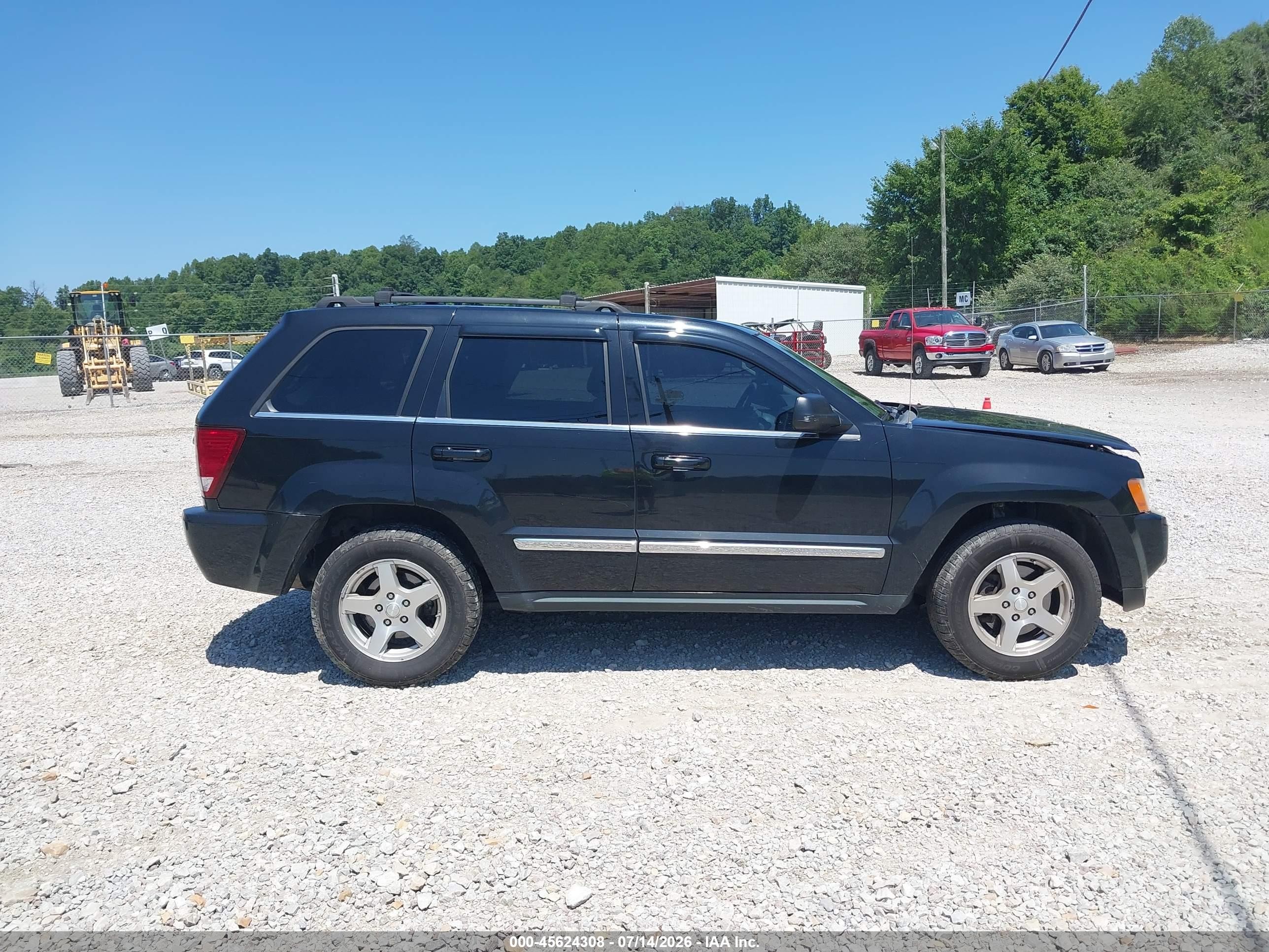 2007 Jeep Grand Cherokee Limited Black vin: 1J8HR58217C698406