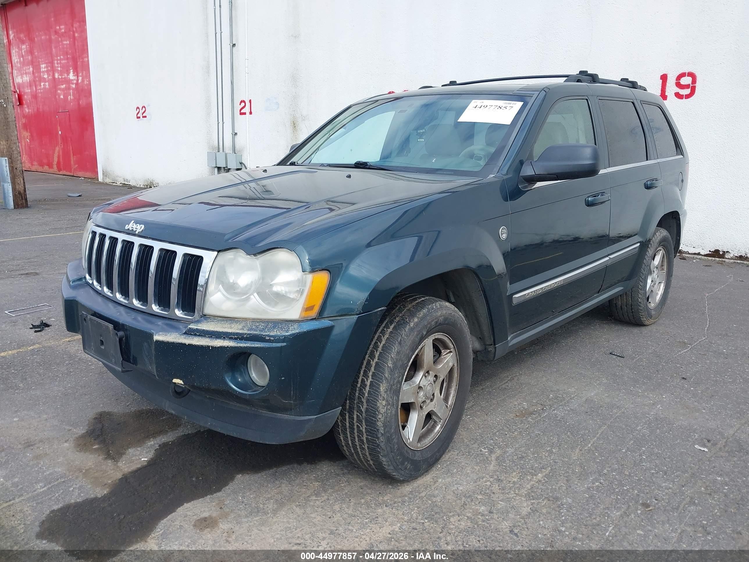 2005 Jeep Grand Cherokee Limited Gray vin: 1J8HR58225C616308
