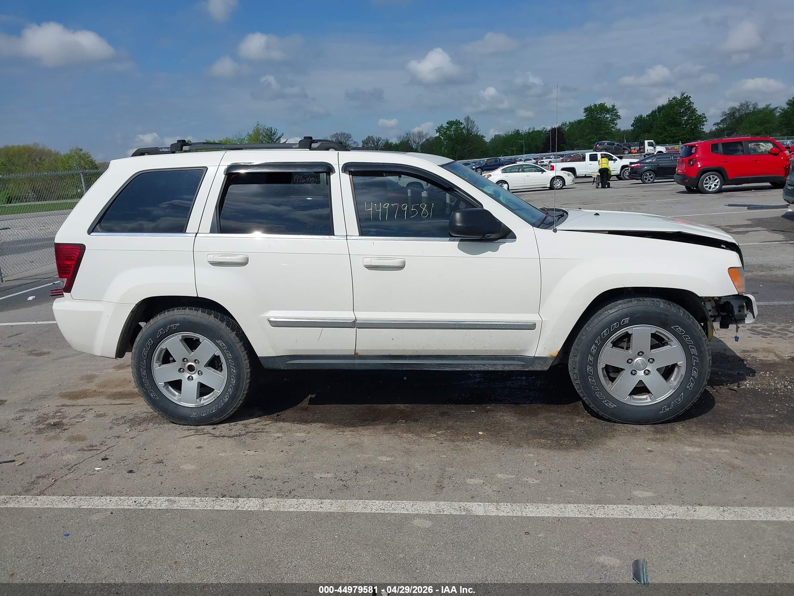 2007 Jeep Grand Cherokee Limited White vin: 1J8HR58227C503221