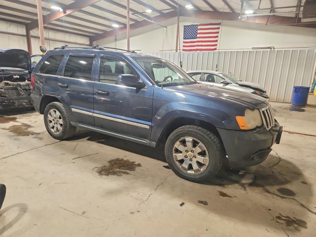 2008 Jeep Grand Cherokee Limited Blue vin: 1J8HR58228C238575