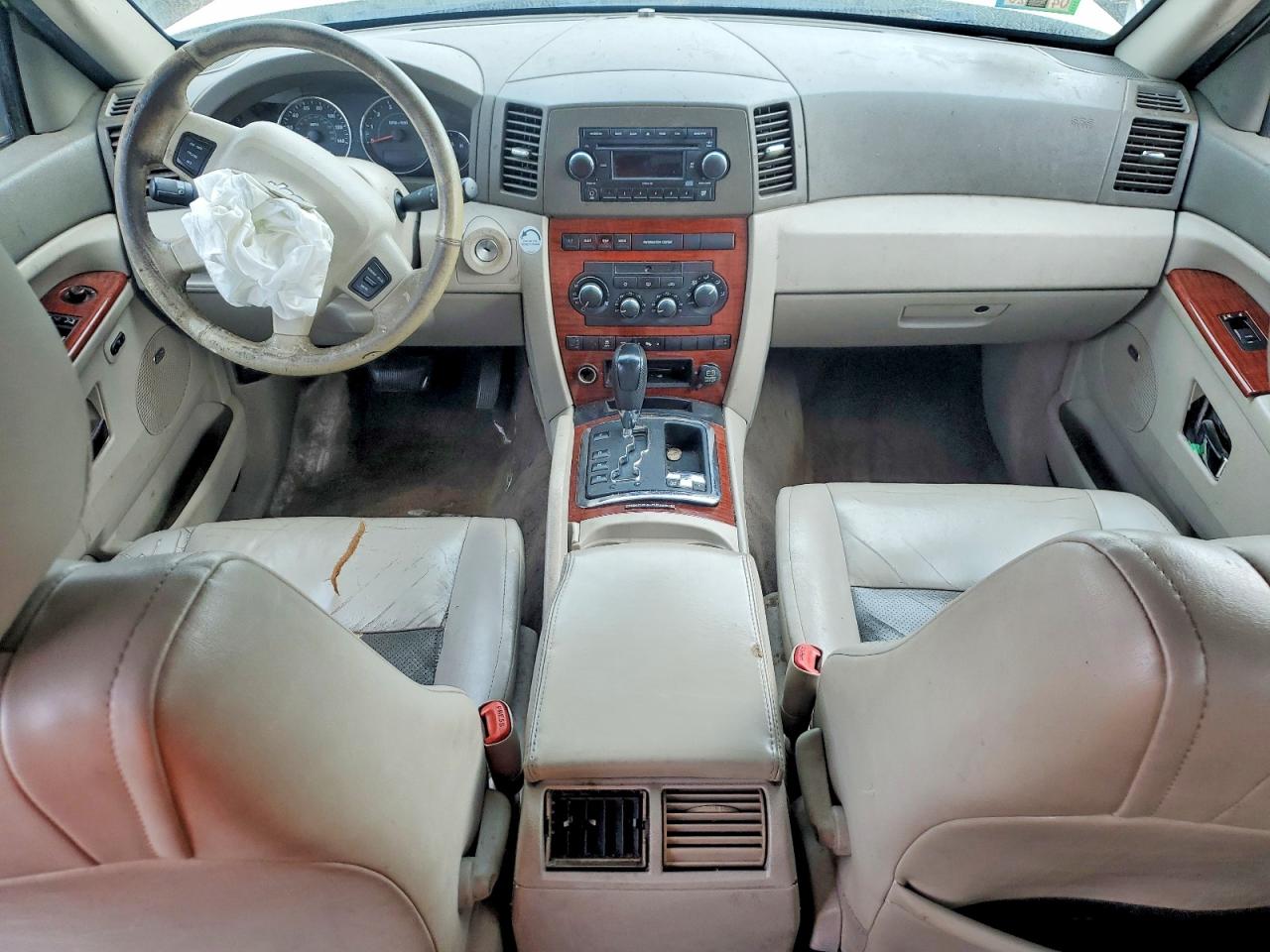 2007 Jeep Grand Cherokee Limited White vin: 1J8HR58247C512129