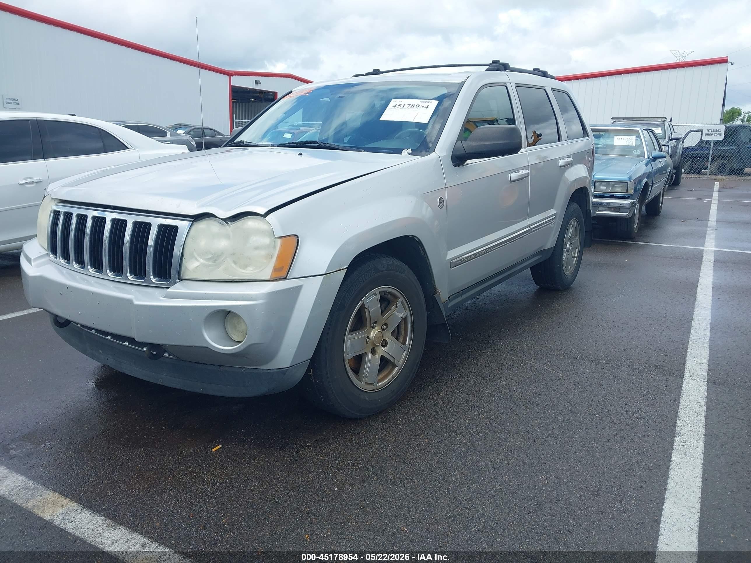 2006 Jeep Grand Cherokee Limited Silver vin: 1J8HR58266C138170