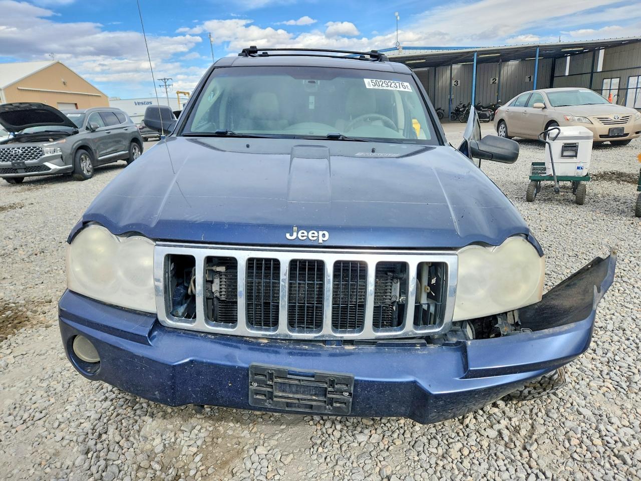 2005 Jeep Grand Cherokee Limited Синий vin: 1J8HR58275C577294