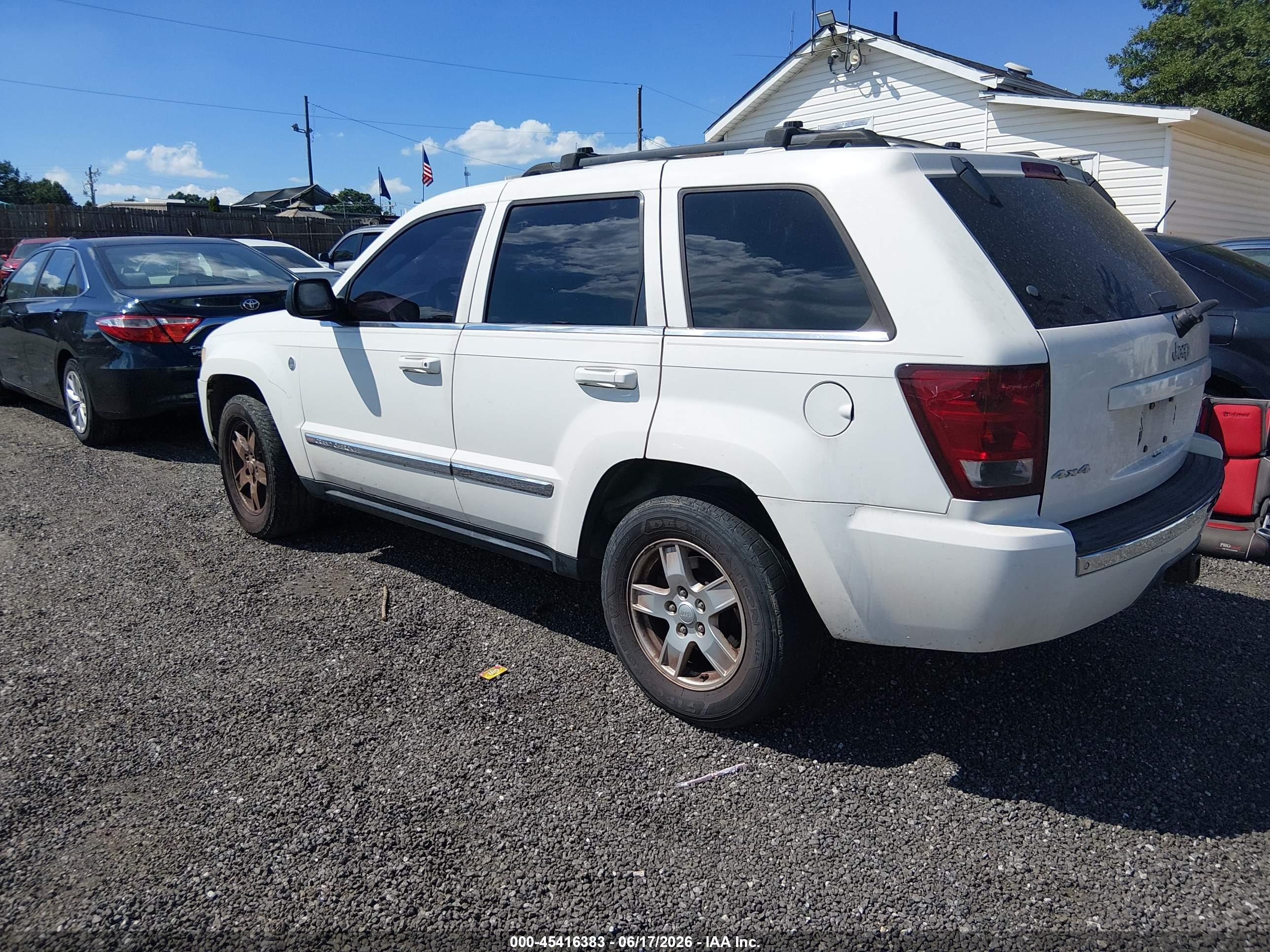 2005 Jeep Grand Cherokee Limited White vin: 1J8HR58275C587145