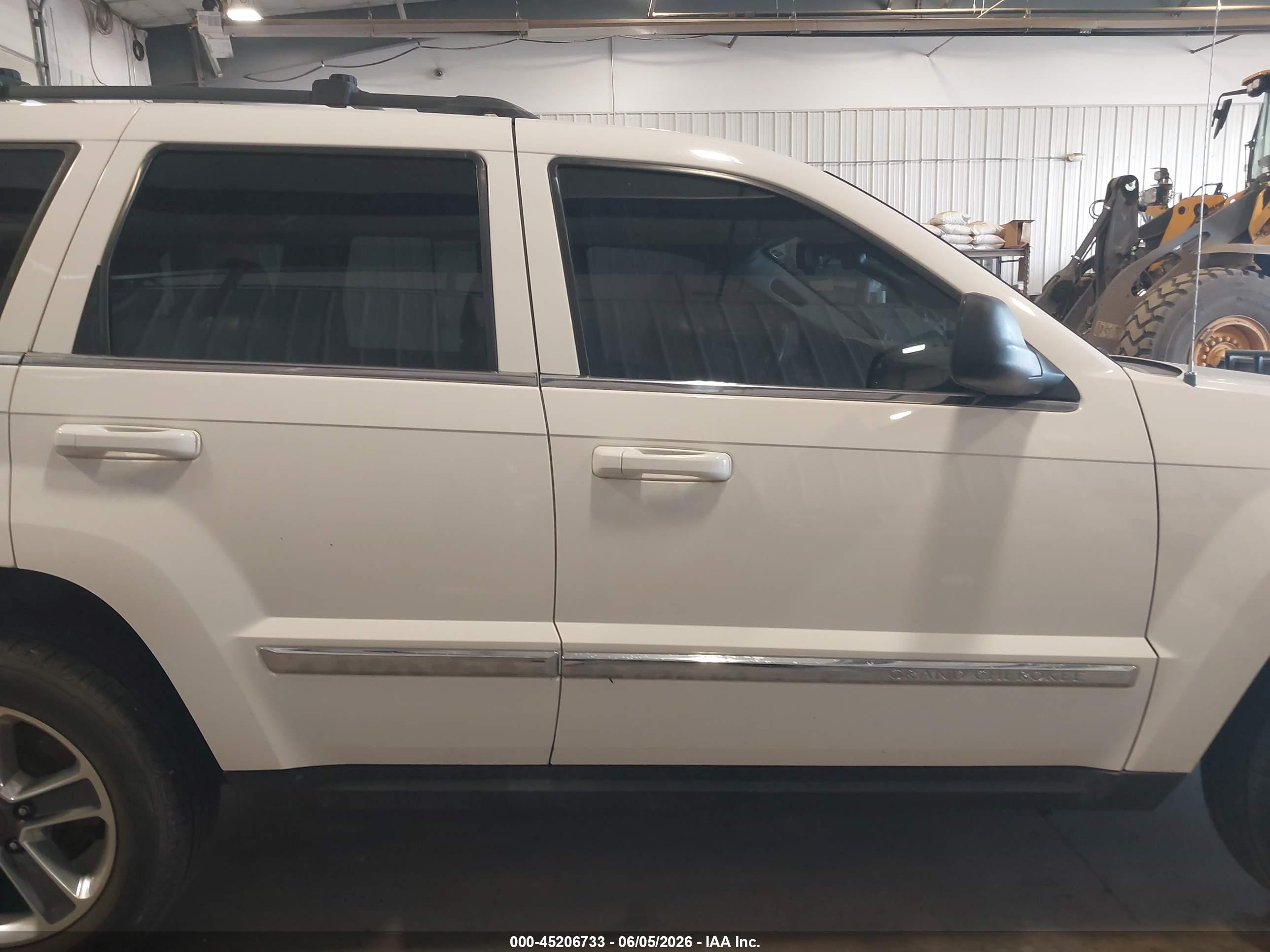2006 Jeep Grand Cherokee Limited Белый vin: 1J8HR58276C209716