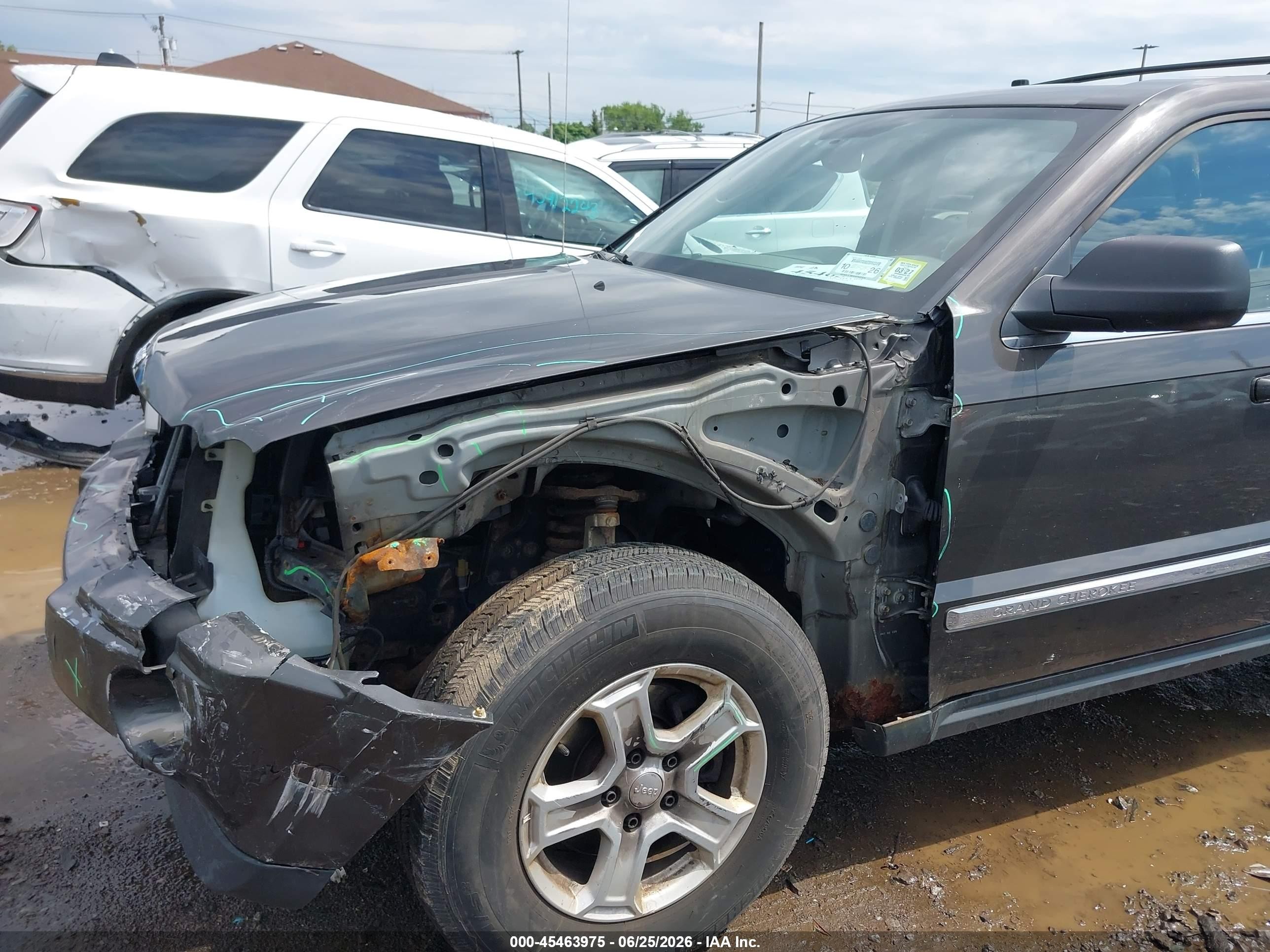 2005 Jeep Grand Cherokee Limited Gray vin: 1J8HR58285C591804