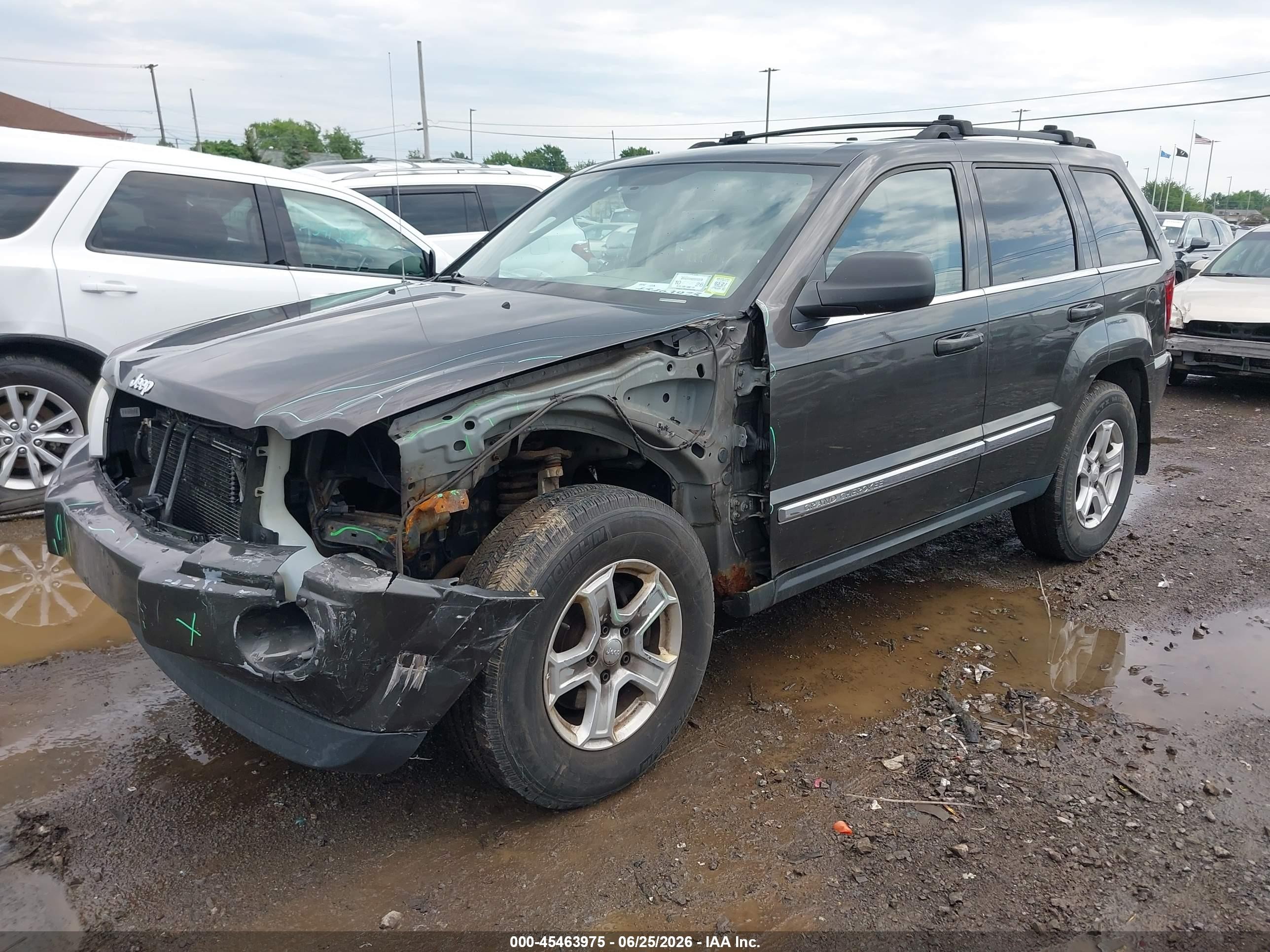 2005 Jeep Grand Cherokee Limited Gray vin: 1J8HR58285C591804
